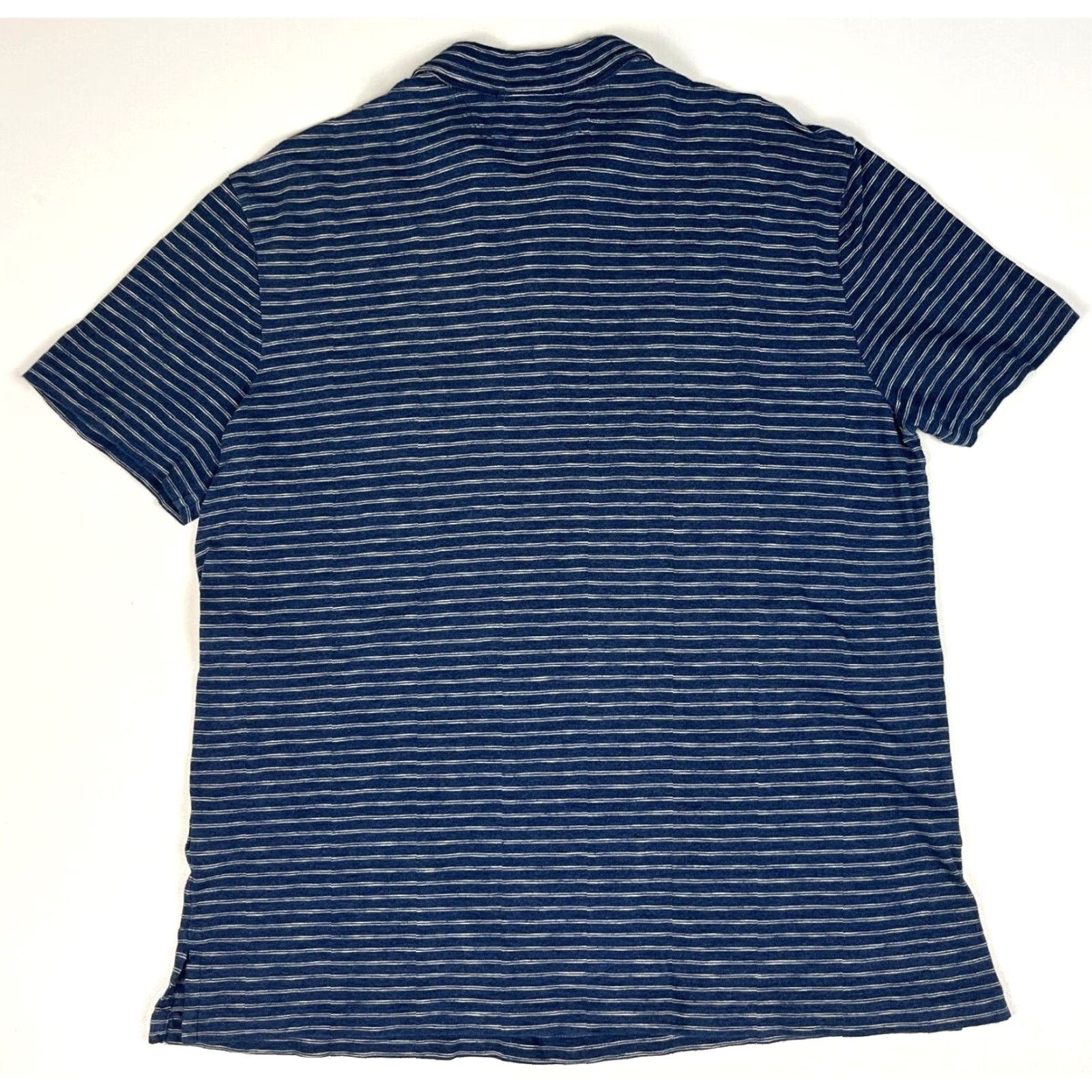 Polo Ralph Lauren Polo Ralph Lauren Polo Shirt Striped XL Navy Blue Mens Short Sleeve Polo Shirt, 100% Cotton, Casual Nautical, US-RL Coastal Resc. Size US XL / EU 56 / 4 - 2 Thumbnail