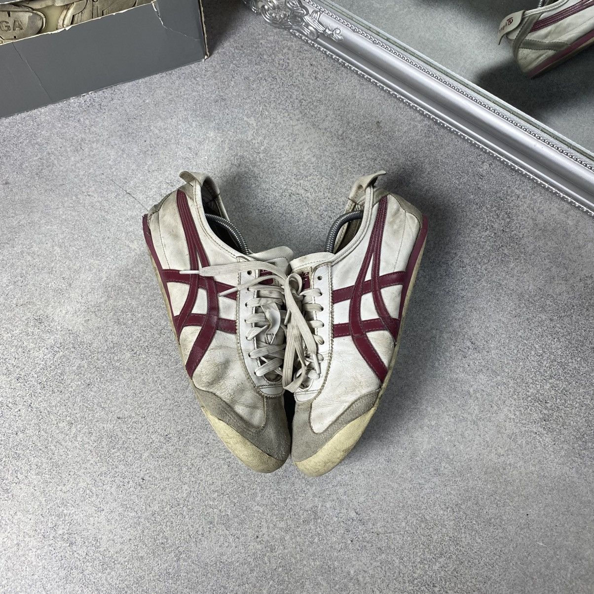 Asics Vintage Asics Tiger Onitsuka Leather Sneakers Size US 8.5 / EU 41-42 - 6 Thumbnail