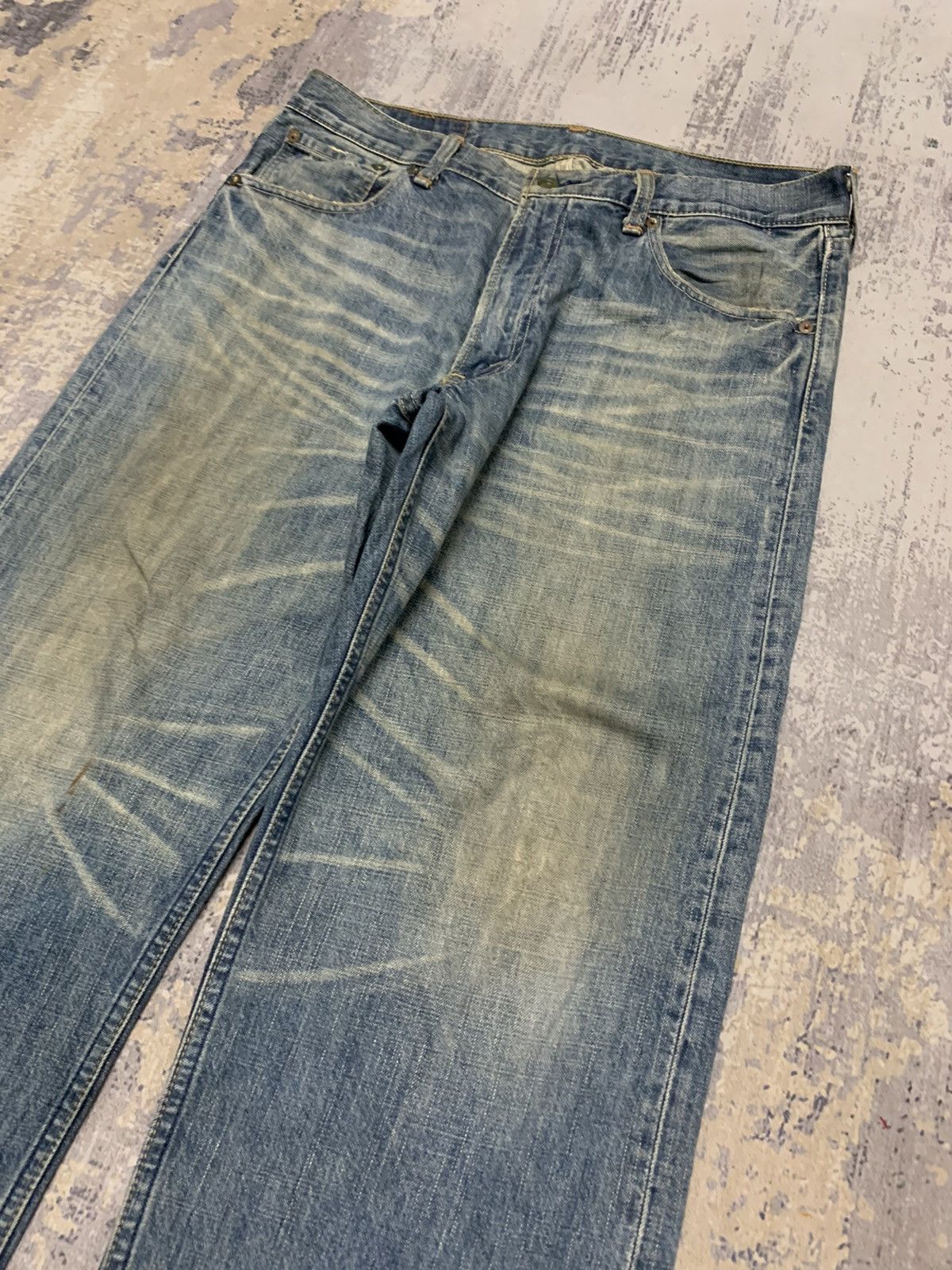 Levi's Vintage Levi's 503 Stone Wash Baggy Jeans 34x29.5 Size US 34 / EU 50 - 3 Thumbnail
