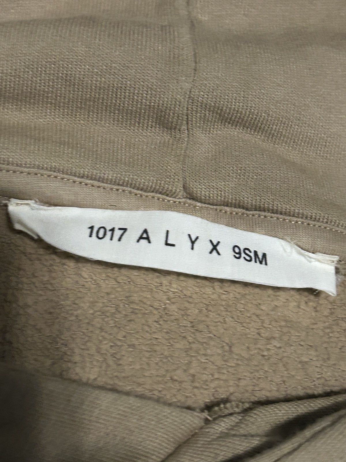 1017 ALYX 9SM Alyx Logo and Treatment hoodie in tan Size US L / EU 52-54 / 3 - 7 Thumbnail