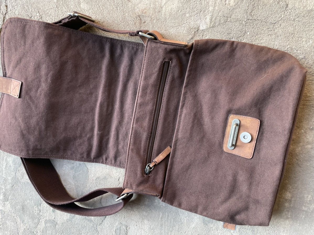 Puma × Vintage Vintage Puma Brown Y2K Crossbody Messenger Bag Size ONE SIZE - 5 Thumbnail