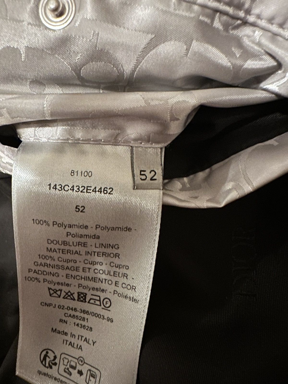Dior Dior Oblique Bomber Jacket Gray Technical Fabric 52 L Size US L / EU 52-54 / 3 - 21 Thumbnail