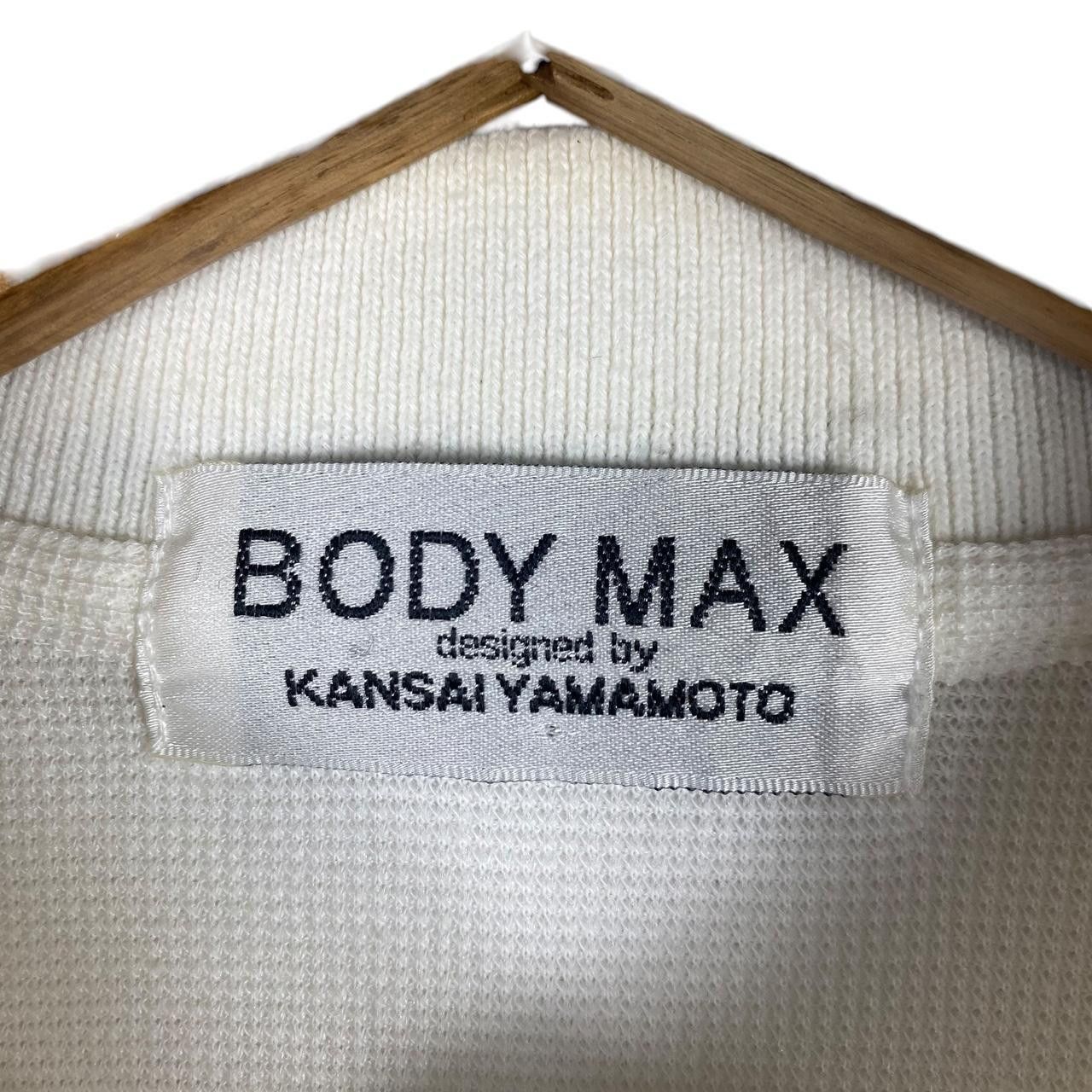Kansai Yamamoto Vintage KANSAI YAMAMOTO Body Max Half Zipper Tee Shirt Polo Size US M / EU 48-50 / 2 - 5 Thumbnail