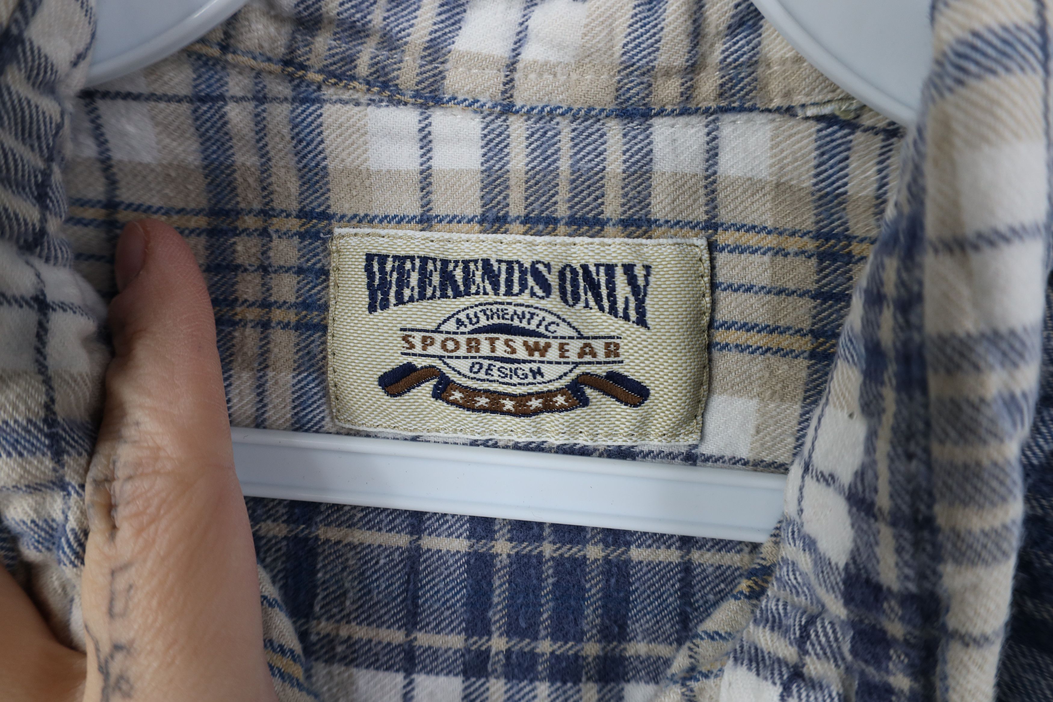 Vintage Vintage 90s Streetwear Collared Button Down Shirt Plaid Size US XL / EU 56 / 4 - 6 Thumbnail