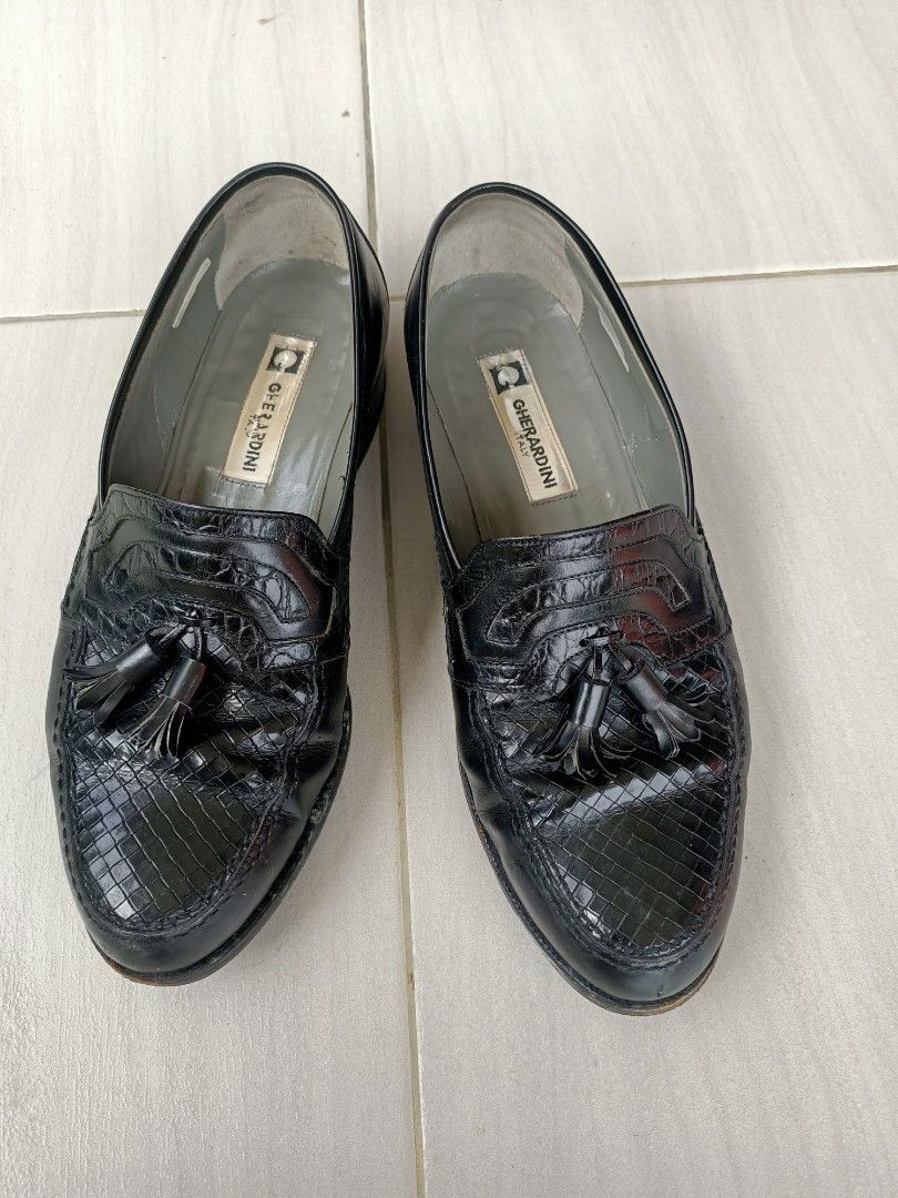 Designer Vintage Gherardini Italian Tassel Loafers – Quiet Luxury Era Size US 8.5 / EU 41-42 - 2 Thumbnail