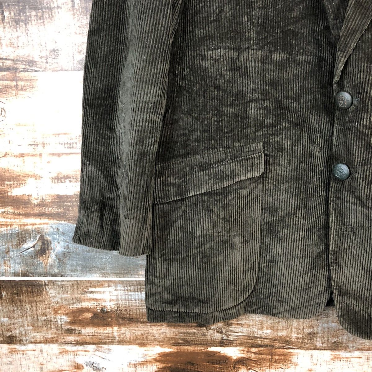 Versace Gianni Versace Dark Brown corduroy Blazzer #A2395 Size US L / EU 52-54 / 3 - 7 Thumbnail