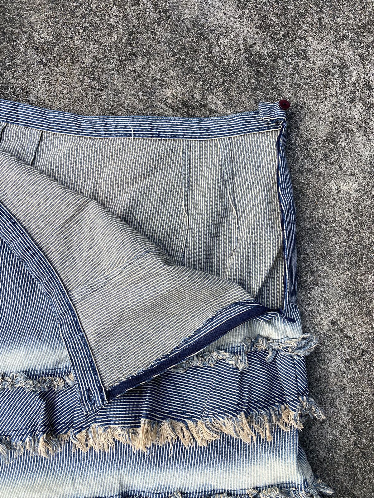 14th Addiction 💸BINDINGOFFER💸Stripe Skirt Jean Paul Gaultier Styled Size 33" - 5 Thumbnail