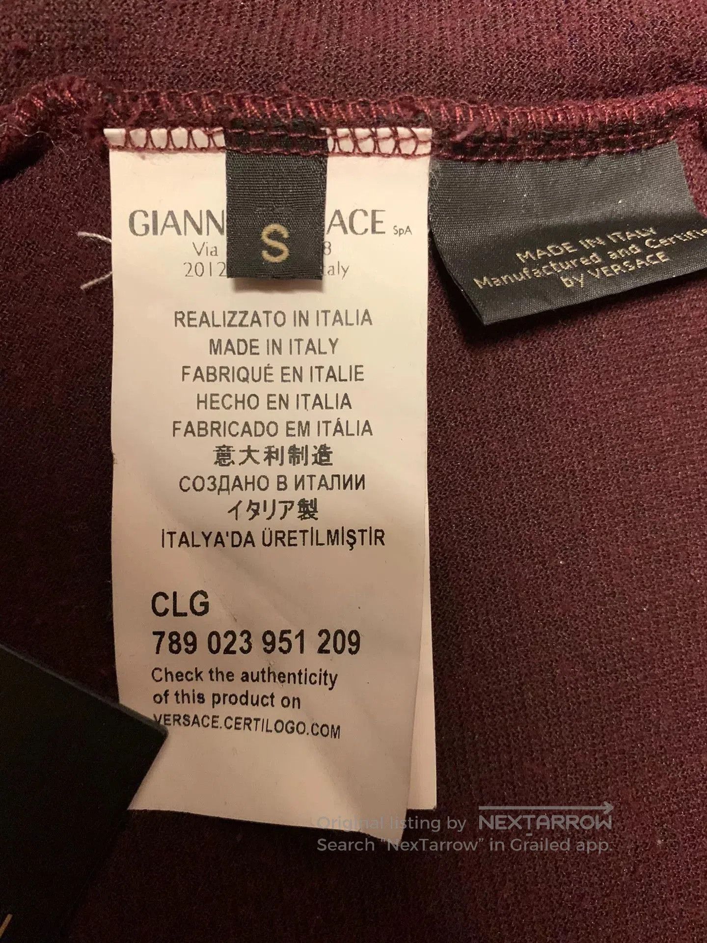 Japanese Brand Versace Men's Velvet Jacket. Size US S / EU 44-46 / 1 - 6 Thumbnail
