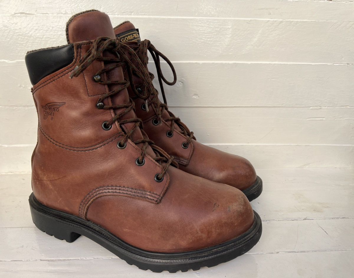 Red Wing Red Wing Deadstock Gore-Tex Black Sole,Pad Brown Leather Size US 8 / EU 41 - 6 Thumbnail