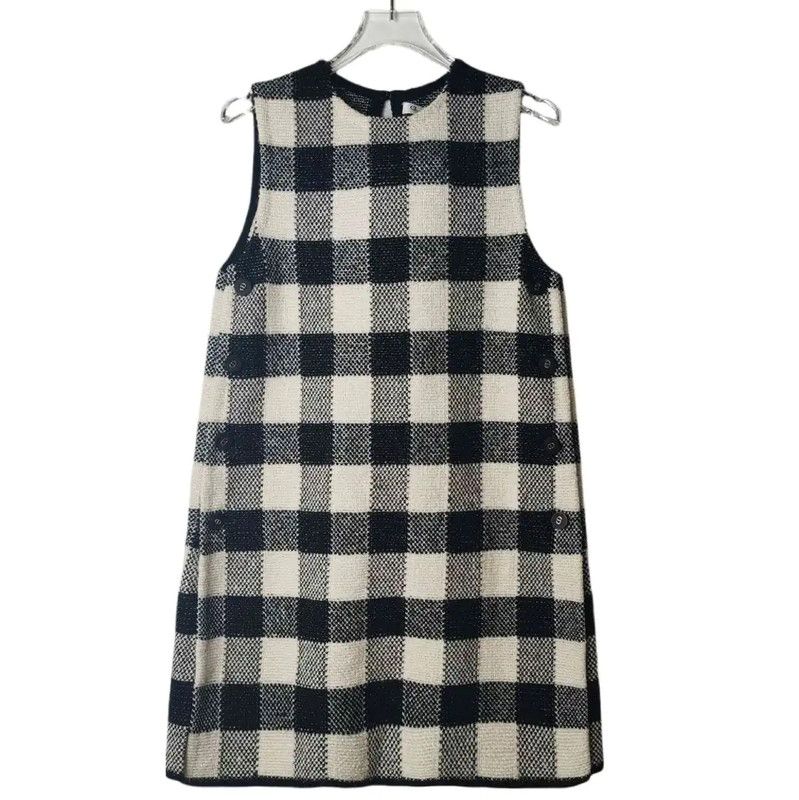 Dior Dior Color Block Wool Dress for Women 0089 Size S / US 4 / IT 40 - 1 Thumbnail