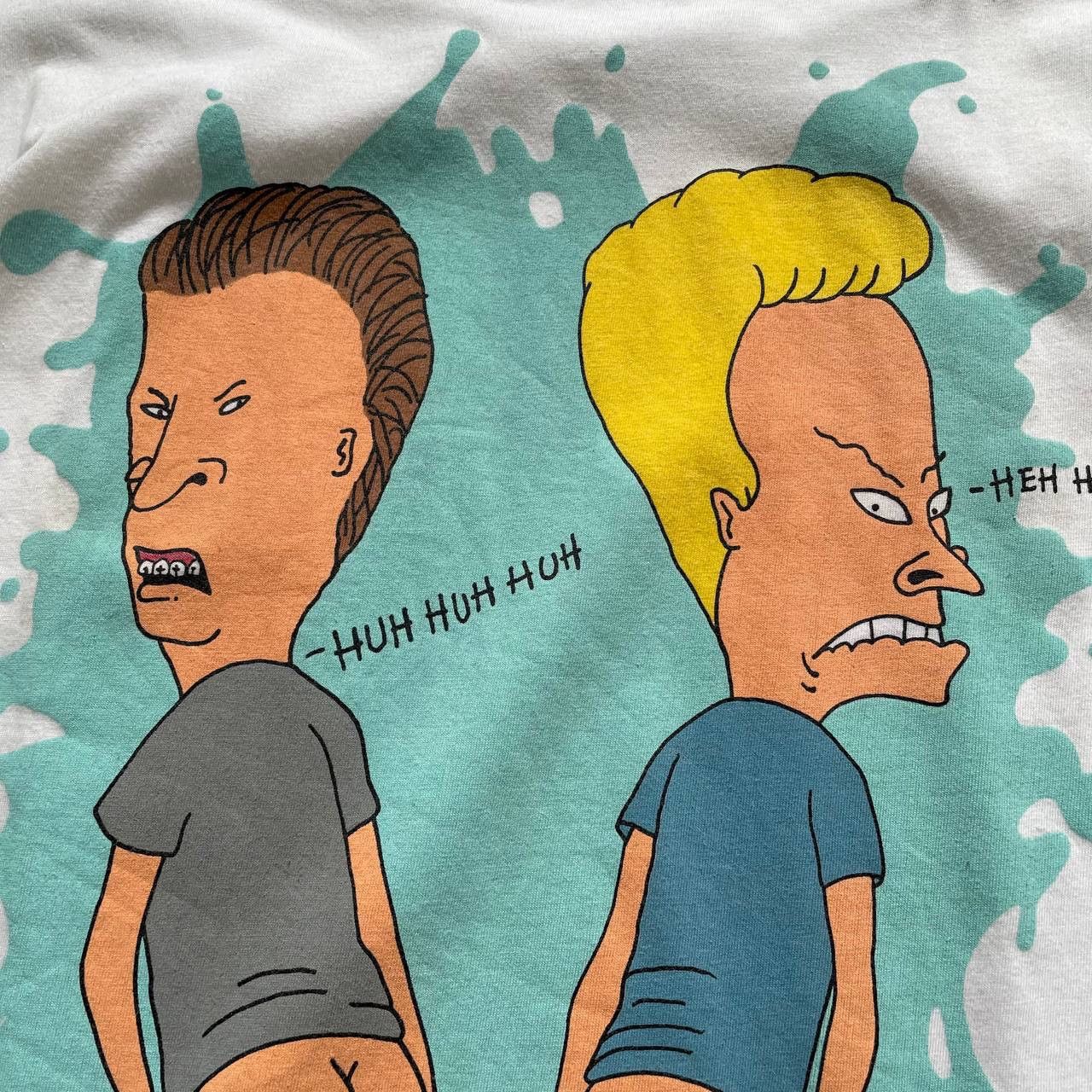 Mtv 1994 Vintage MTV Beavis and Butt-Head T-Shirt White Size L Size US L / EU 52-54 / 3 - 3 Thumbnail