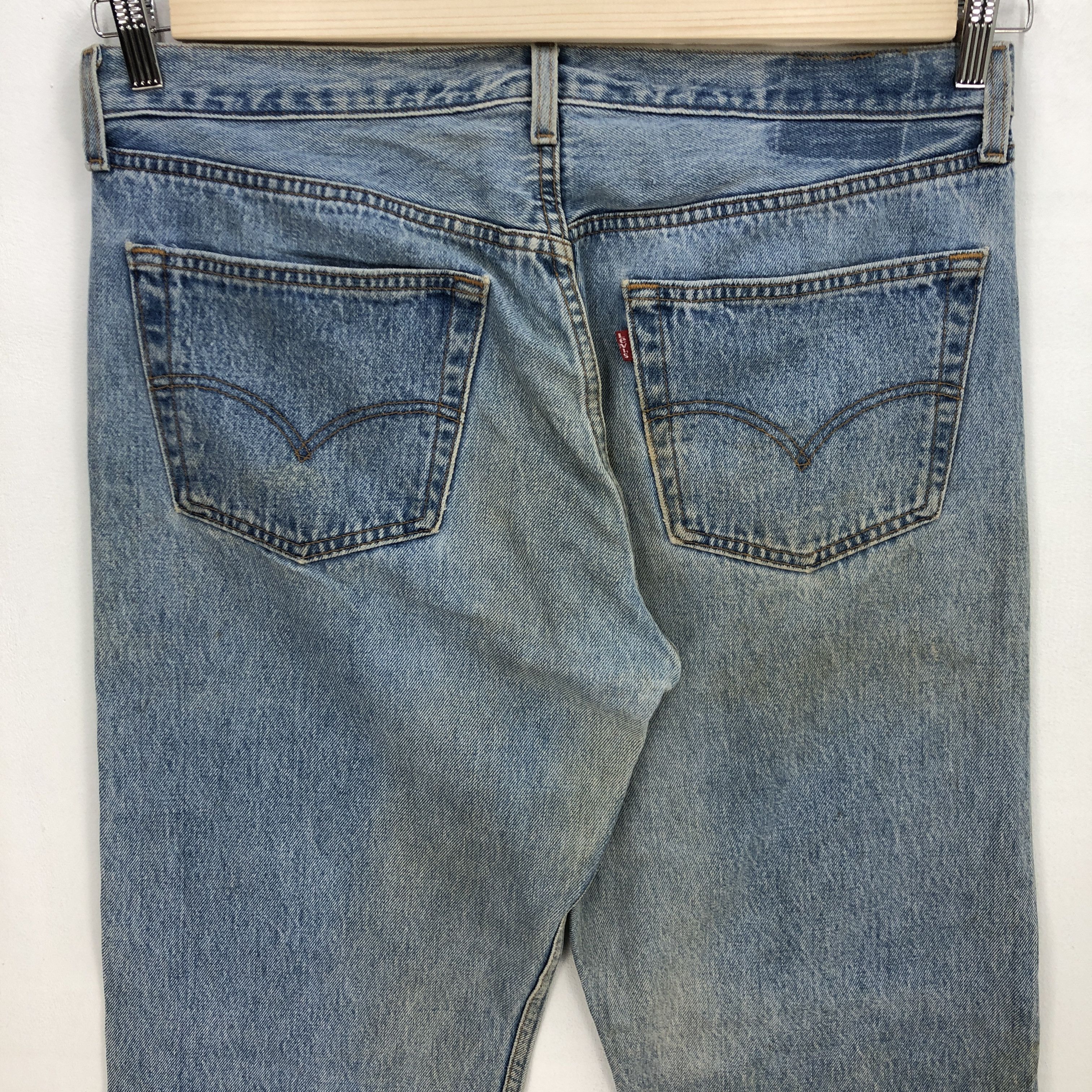 Levi's Vintage 90s Levis 501 Sun Faded Jeans Levi's 501 Denim Size US 36 / EU 52 - 4 Thumbnail