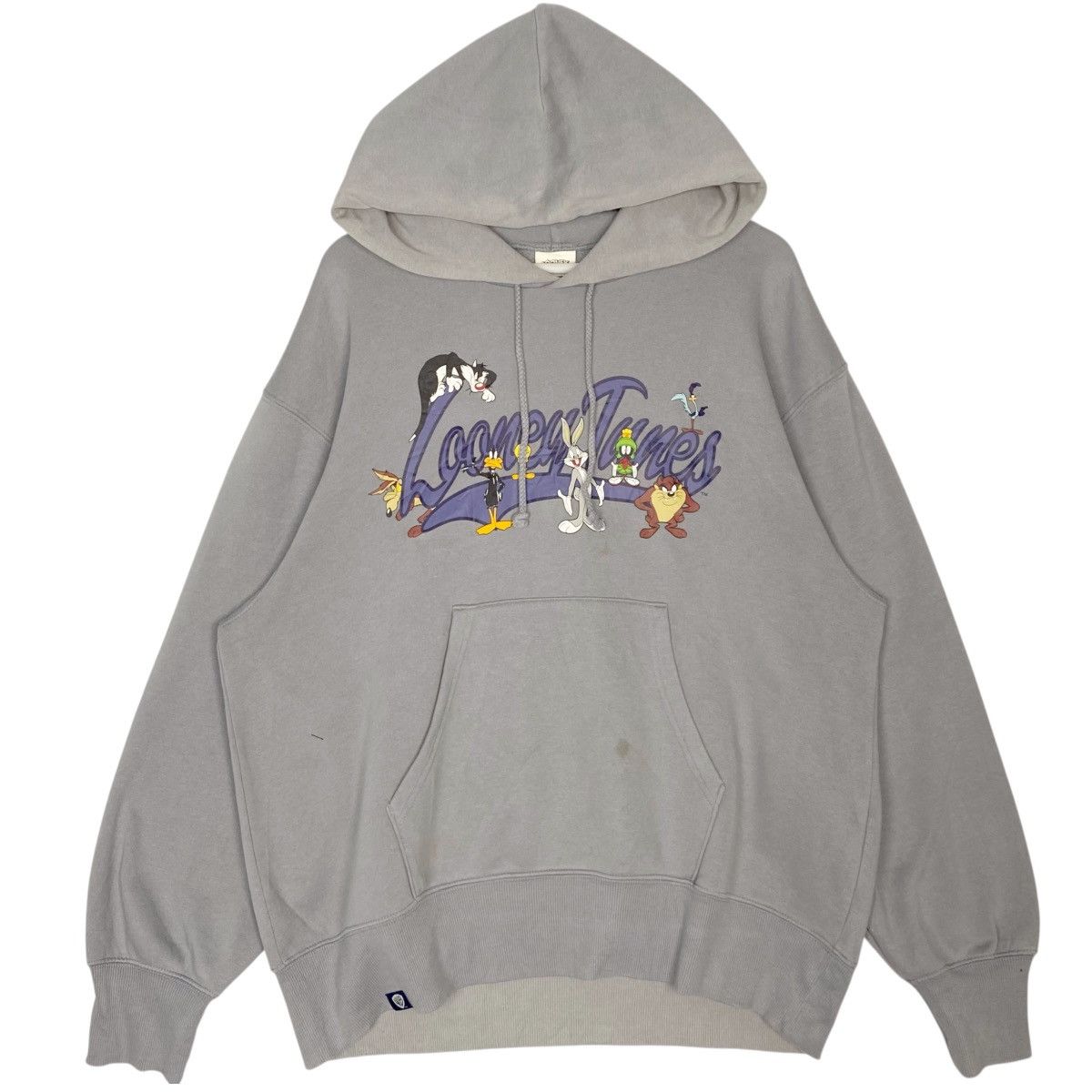 Other Vintage Looney Tunes Big Printed Hoodie Sweater Blue Size L Size US L / EU 52-54 / 3 - 1 Thumbnail