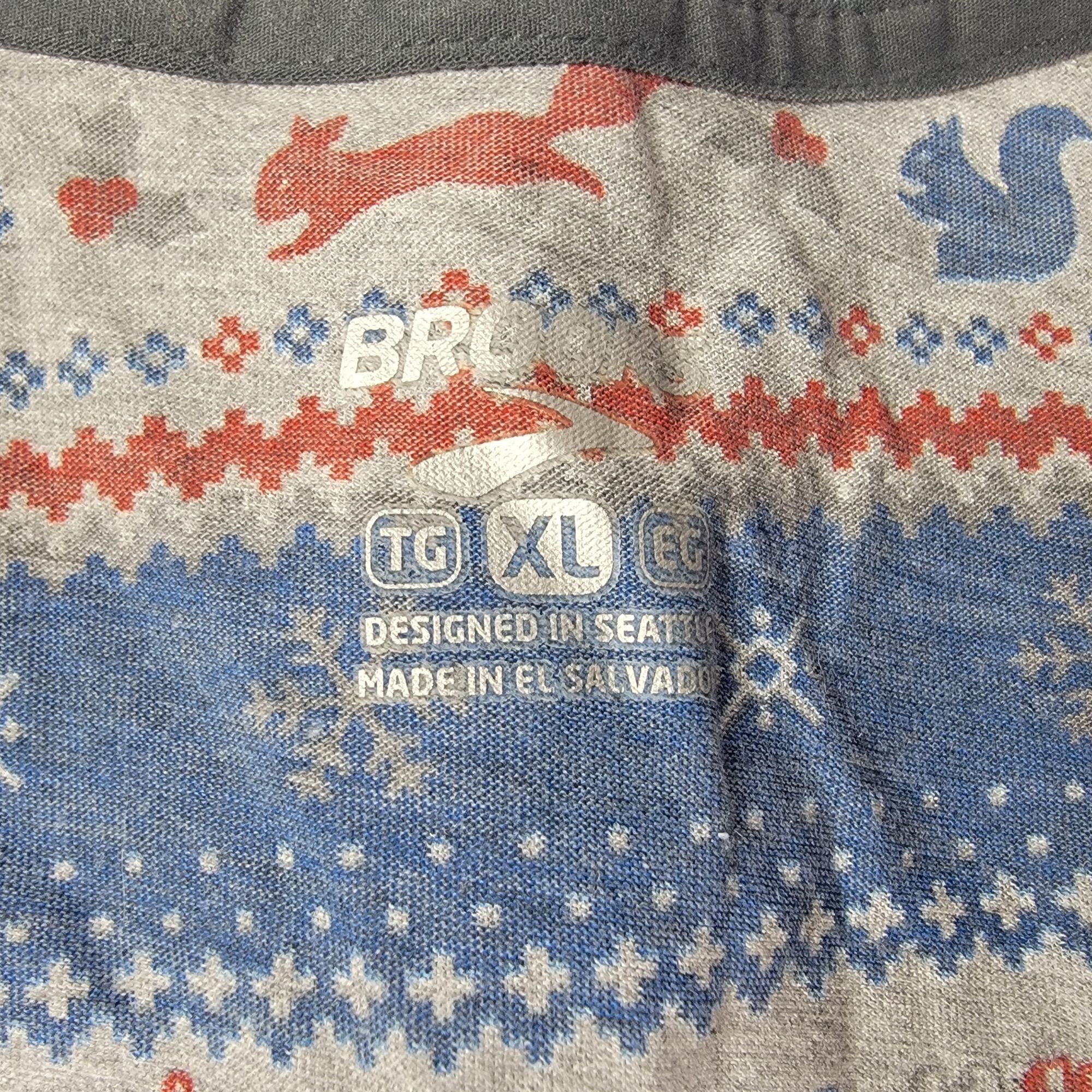 Brooks Brooks Run Merry Christmas Distance Womens XL Blue Shirt Ho Size XL / US 12-14 / IT 48-50 - 3 Thumbnail
