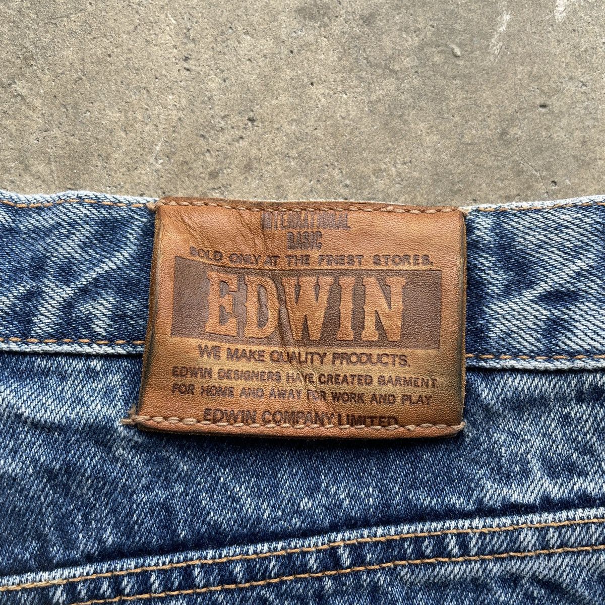 Edwin 90s Vintage Edwin Released Hem Distressed Jeans Pants Denim Size US 30 / EU 46 - 9 Thumbnail