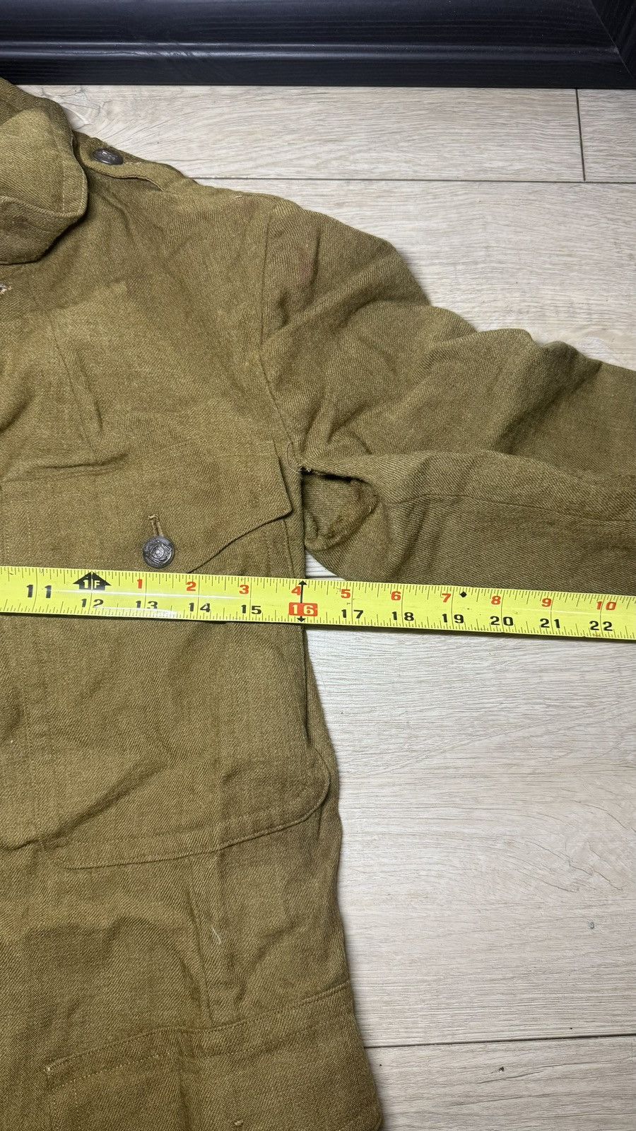 Other Antique World War 1 US Army M1917 Rough Cut Service Coat Size US M / EU 48-50 / 2 - 9 Thumbnail