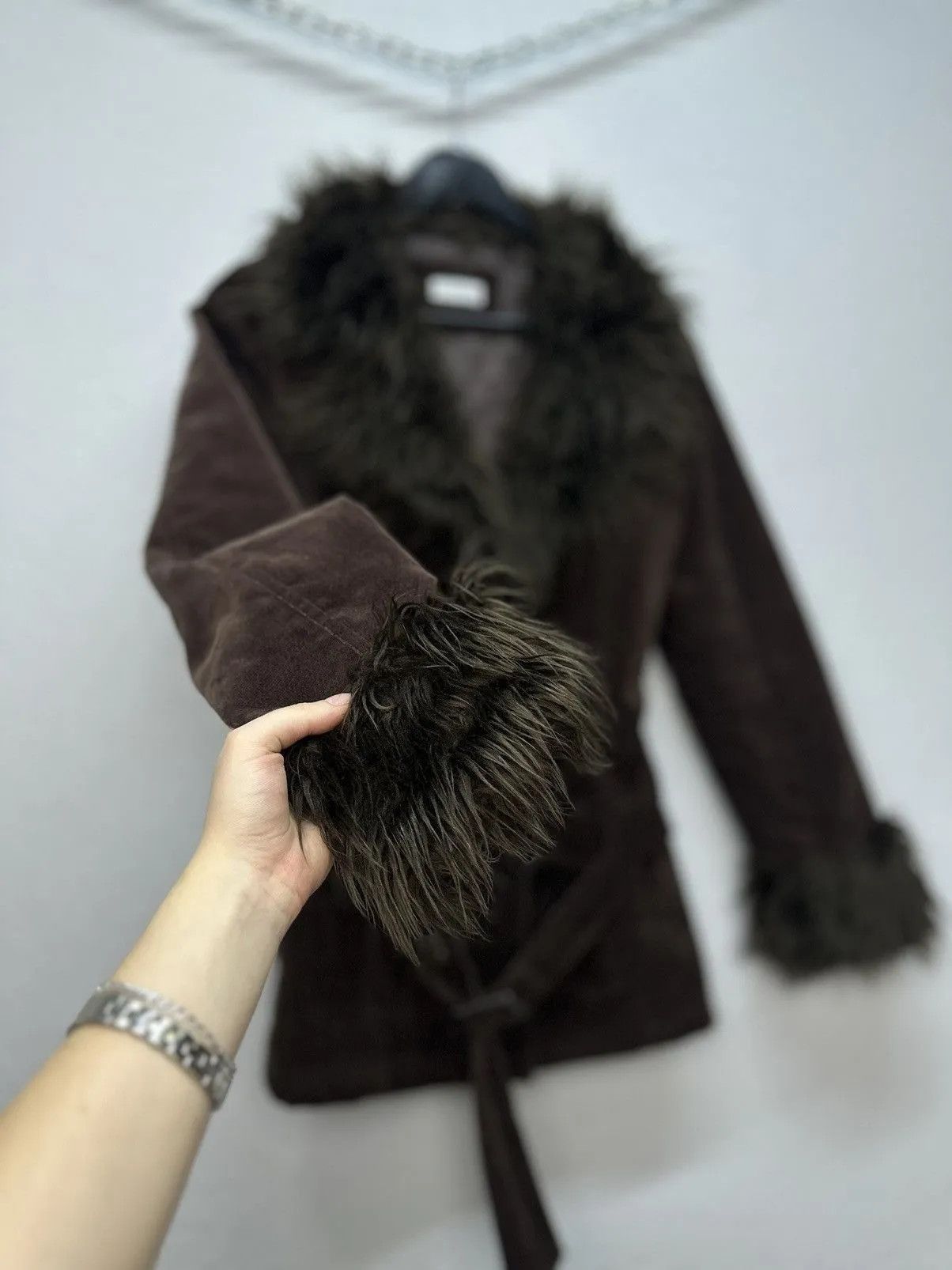 Issey Miyake Ifsixwasnine Vintage Fur Leather Jacket legrandebleu Japan Size S / US 4 / IT 40 - 11 Thumbnail