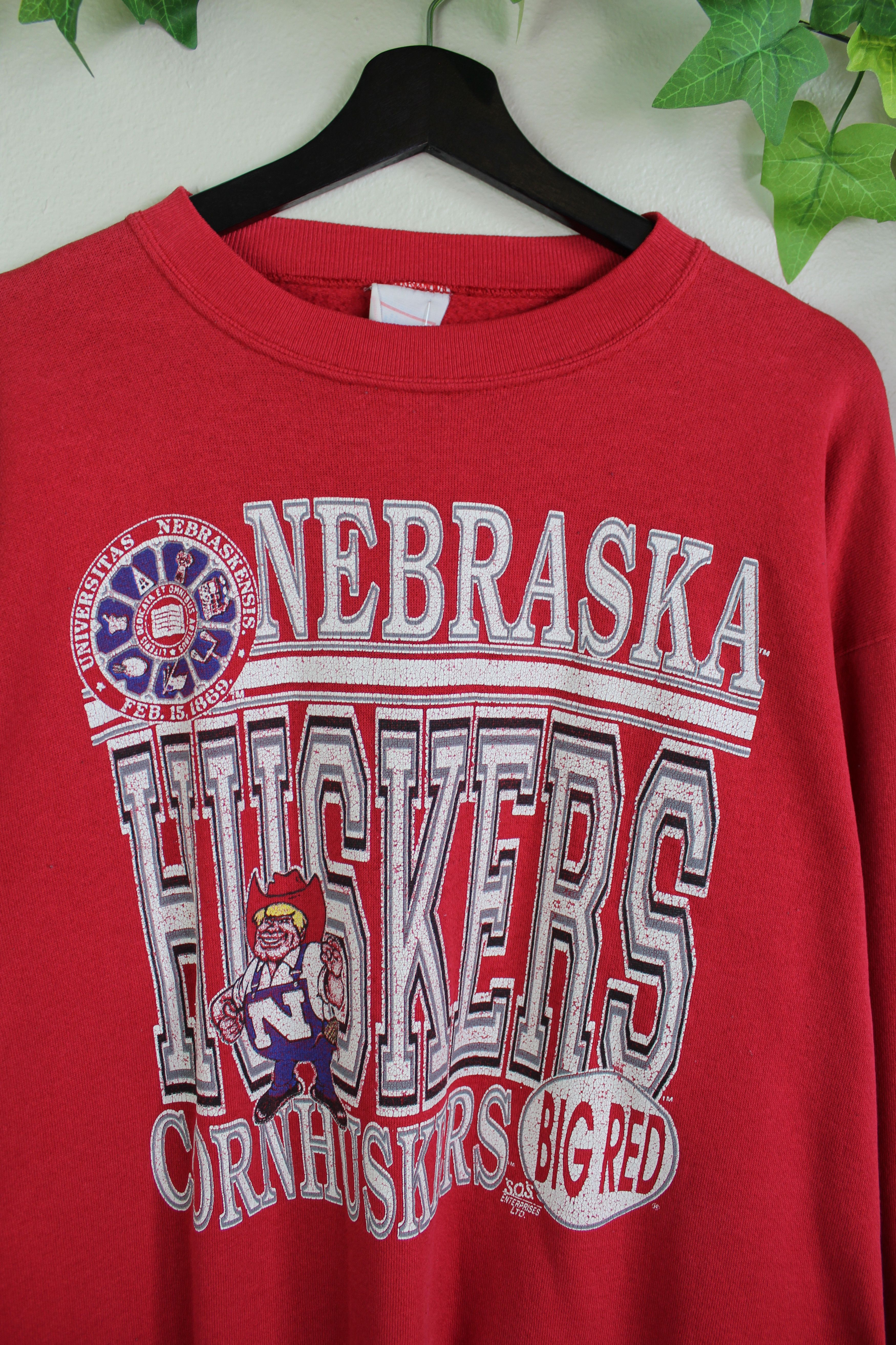 Vintage VINTAGE NEBRASKA HUSKERS CORNHUSKER SWEATSHIRT Size US XL / EU 56 / 4 - 2 Thumbnail