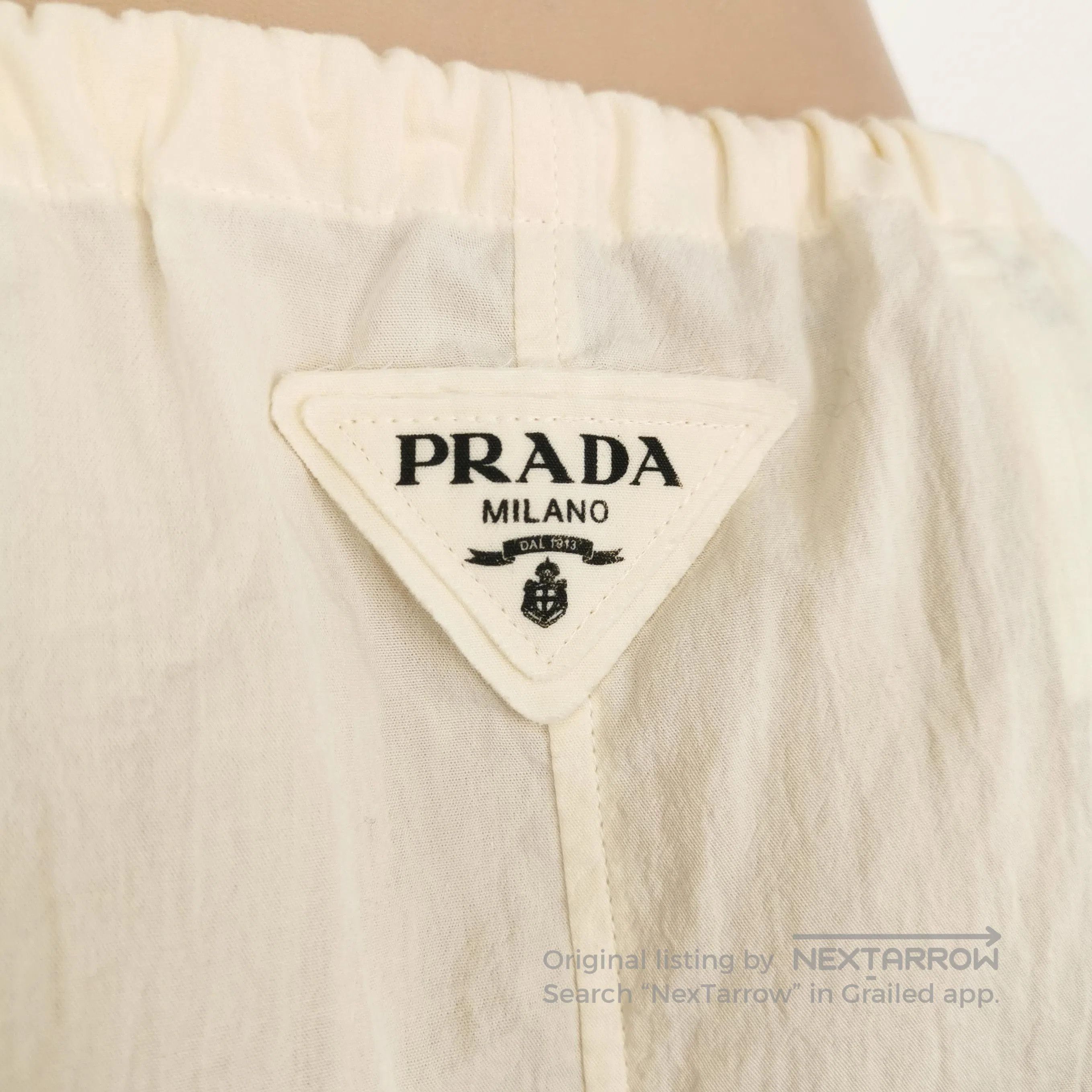 Prada Prada Mermaid Graphic Cotton Shorts . Size 35" - 1 Thumbnail