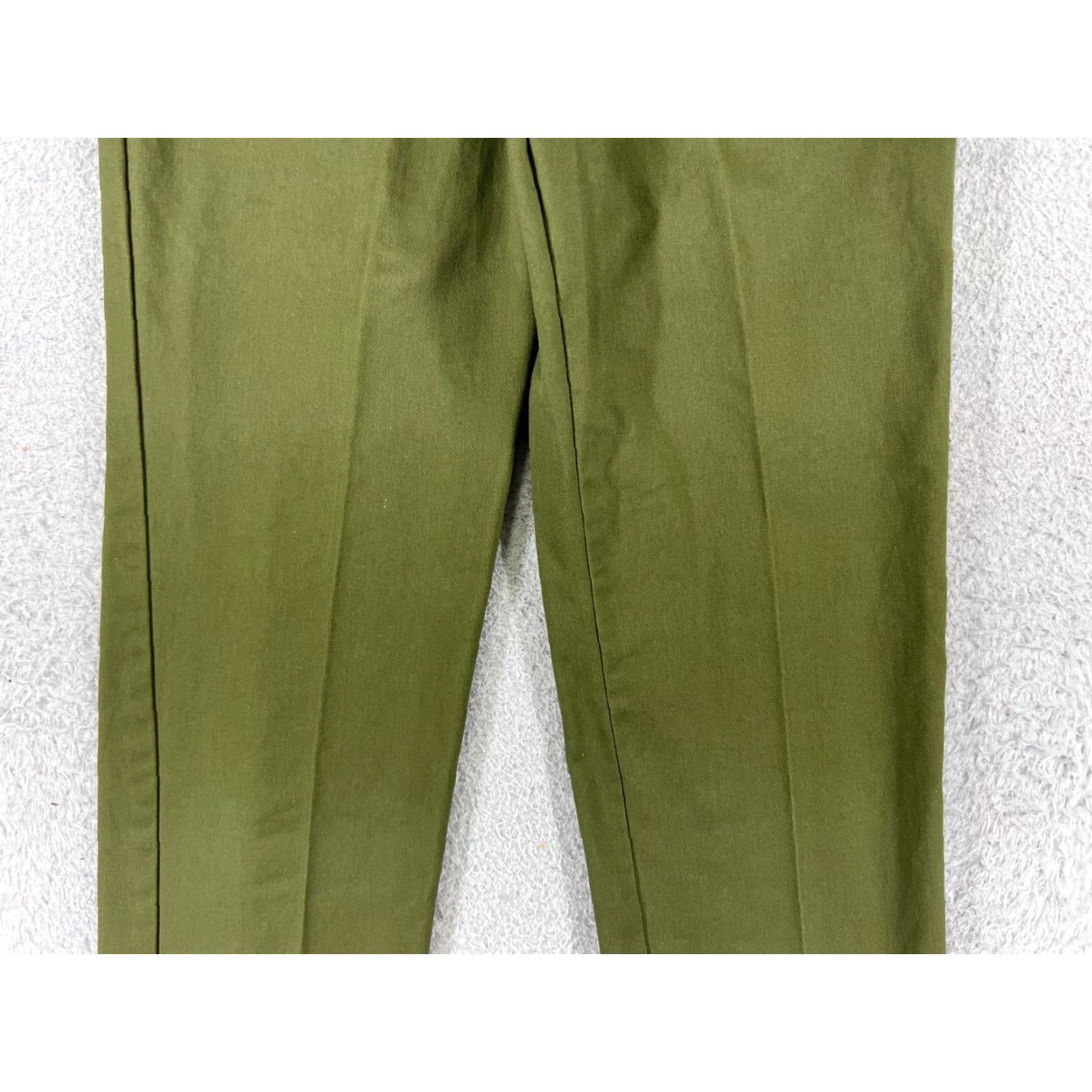 Vintage Boy Scouts Pants Adult 25 Green Twill Elastic Waist 25x29 Mens Regular Read Size US 26 / EU 42 - 3 Thumbnail