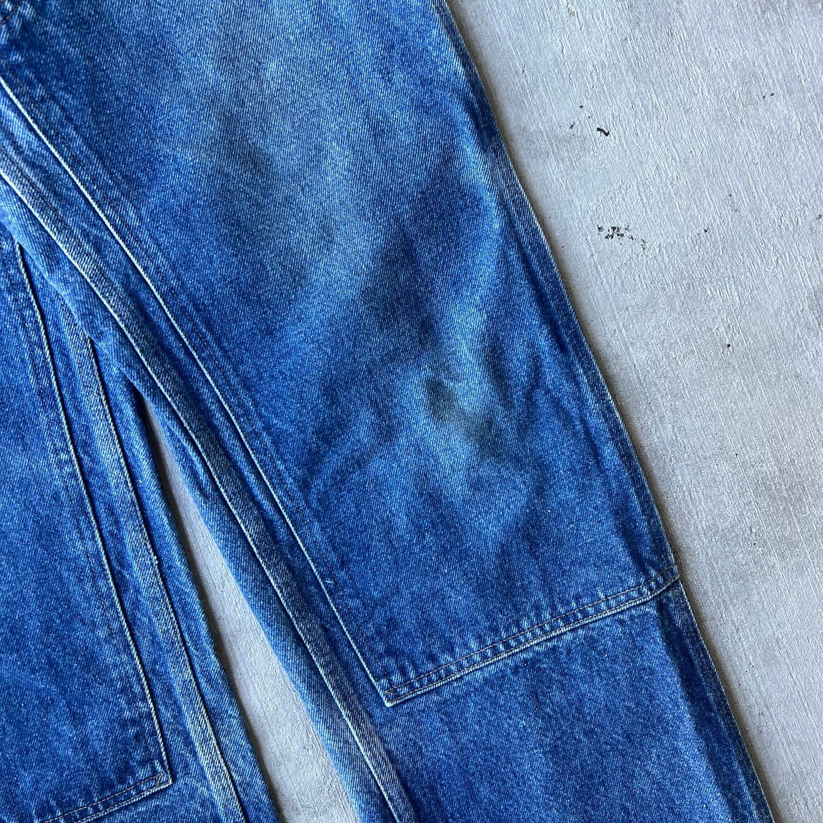 Carhartt × Vintage Vintage Carhartt blue denim jeans double knee work pants Size US 32 / EU 48 - 4 Thumbnail