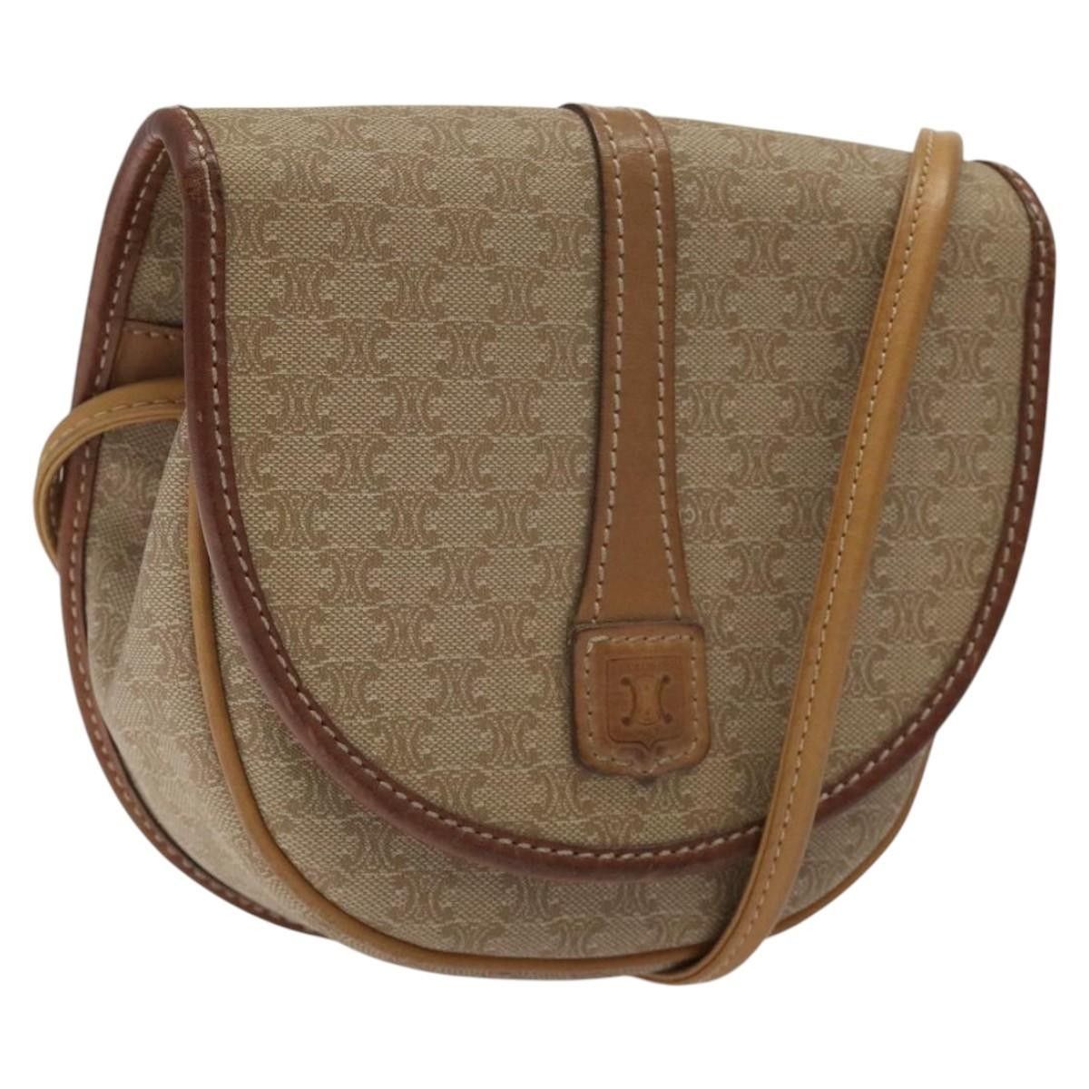 Celine Celine Vintage Macadam Shoulder Bag Canvas Size ONE SIZE - 1 Thumbnail