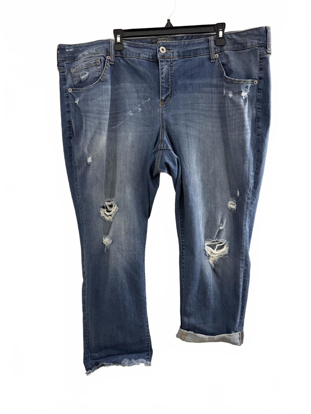 Other Torrid 24W Cropped Jeans Size 42" / US 20 - 1 Thumbnail