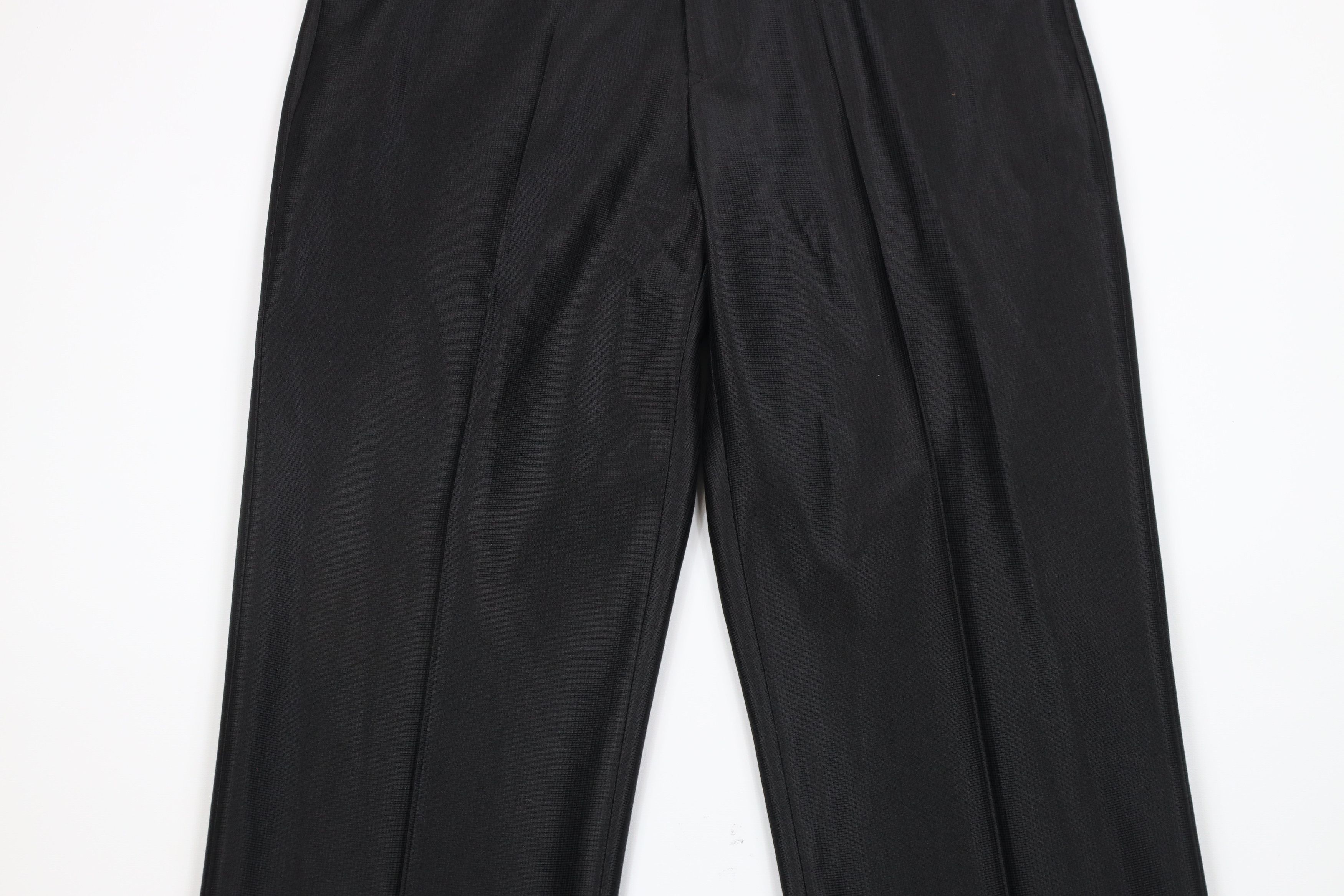 Vintage Vintage 90s Rockabilly Western Trim Wide Leg Pants Black Size US 30 / EU 46 - 3 Thumbnail