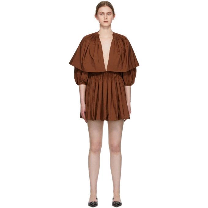 o1y0326 Mini Dress in Brown