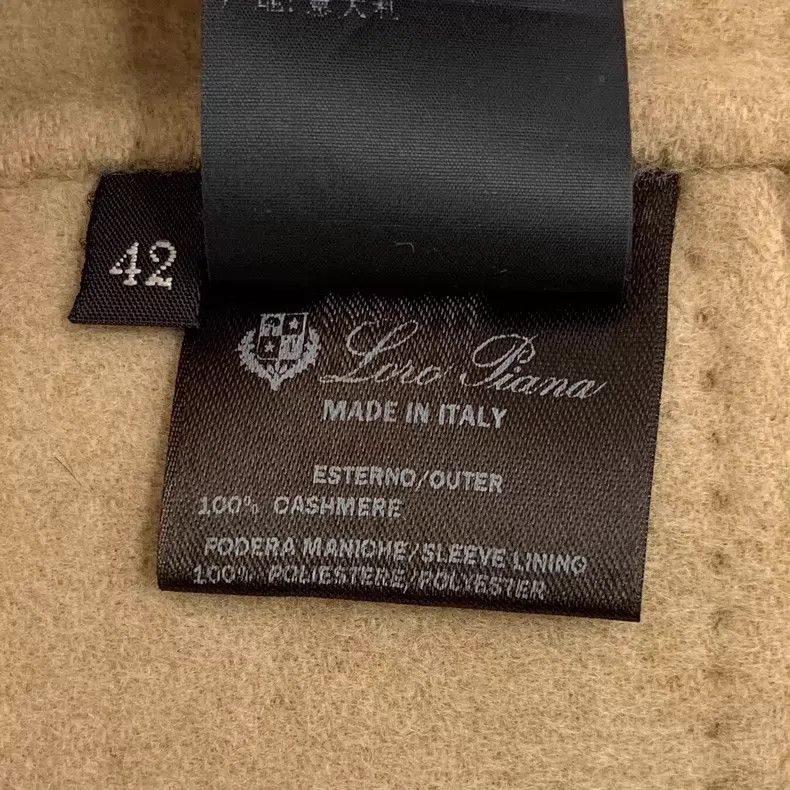 Loro Piana Loro Piana Brown cashmere lapel single-breasted long-sleev Size S / US 4 / IT 40 - 8 Thumbnail