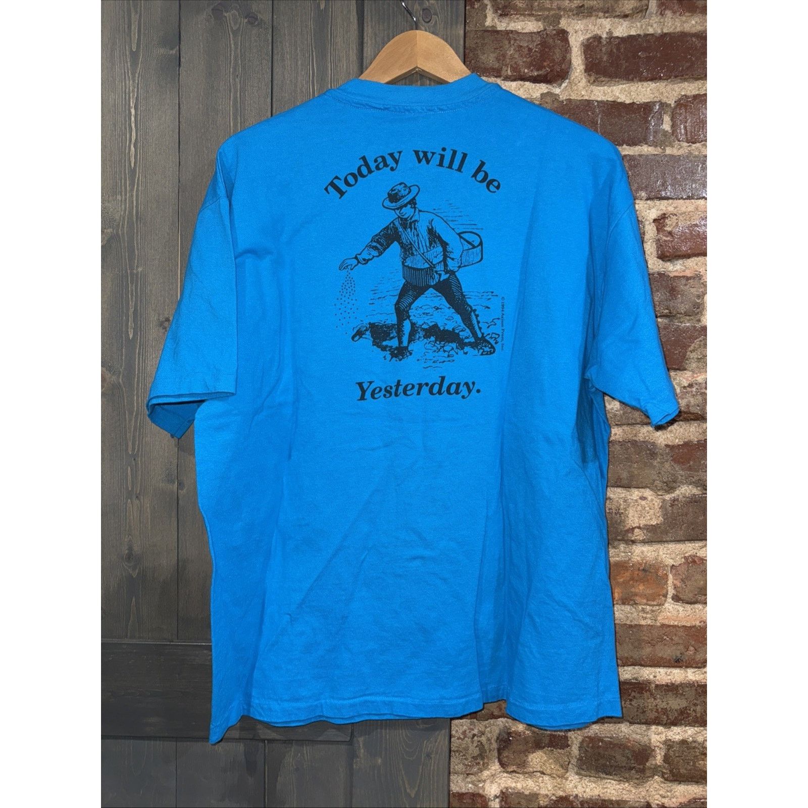 Hanes 1994 Hanes T Vintage Single Stitch XL Random Saying Quirky Size US XL / EU 56 / 4 - 8 Thumbnail