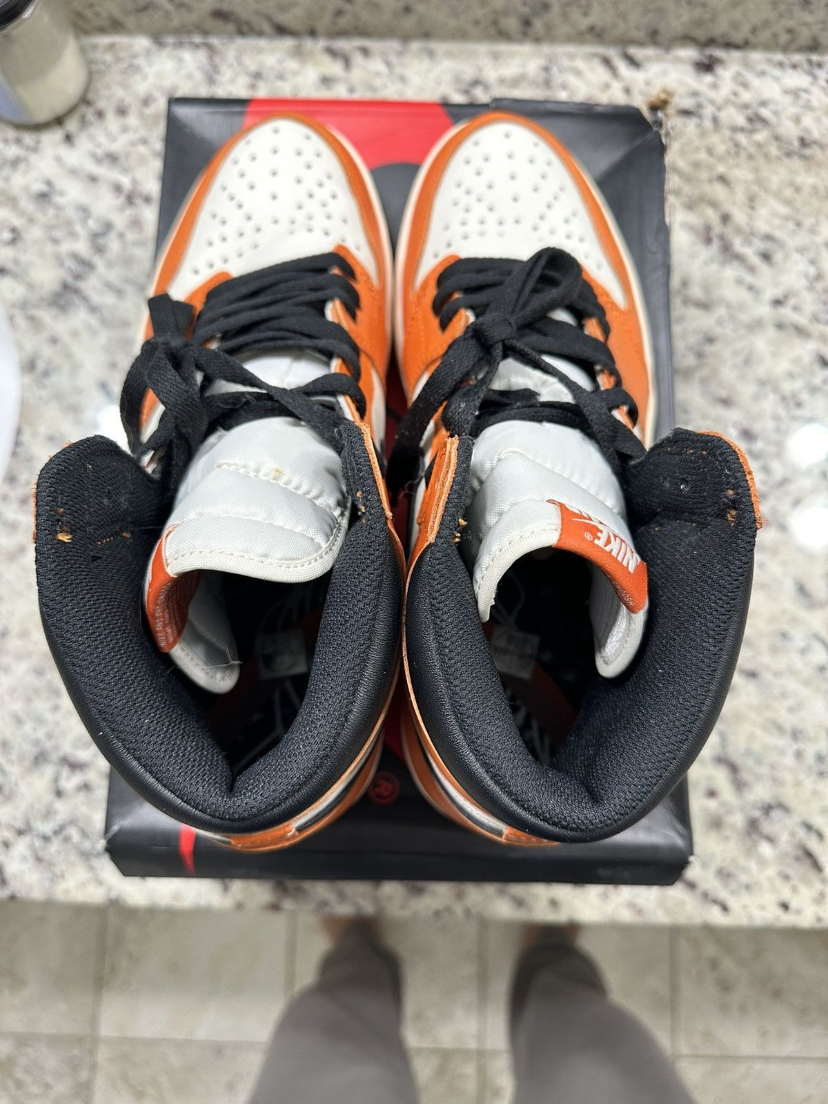 Jordan Brand Air Jordan 1 Retro High OG Reverse Shattered Backboard Size US 11 / EU 44 - 6 Thumbnail