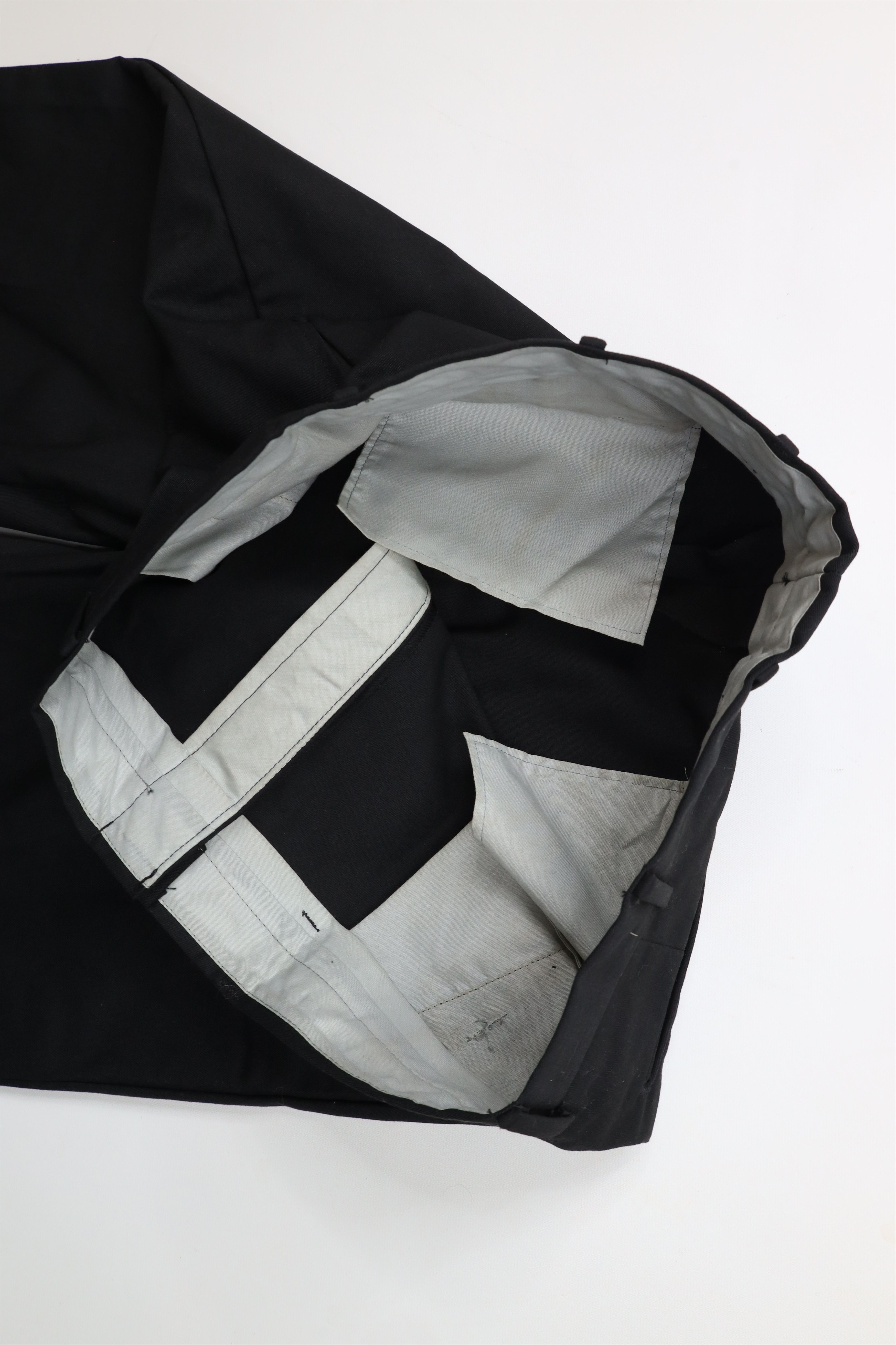 Vintage Vintage 90s Streetwear Wide Leg Chino Pants Trousers Black Size US 38 / EU 54 - 6 Thumbnail