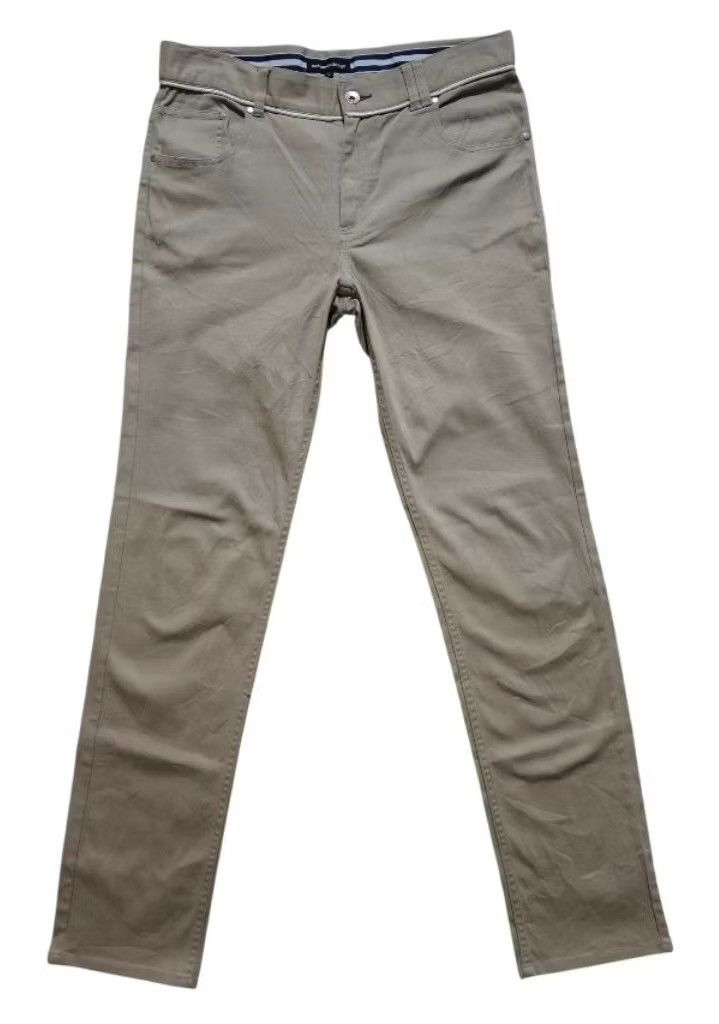 semanticdesign Semantic Design Khaki Chinos Pants Unique Zipper Pockets Size US 32 / EU 48 - 1 Thumbnail