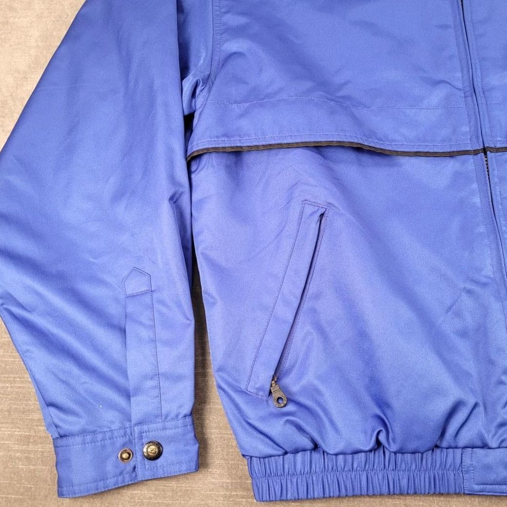 Vintage VINTAGE Carolina Panthers Super Bowl XXXVIII NFC Champions 2003 Windbreaker Jacket Med Black Mens Size US 31 - 7 Thumbnail