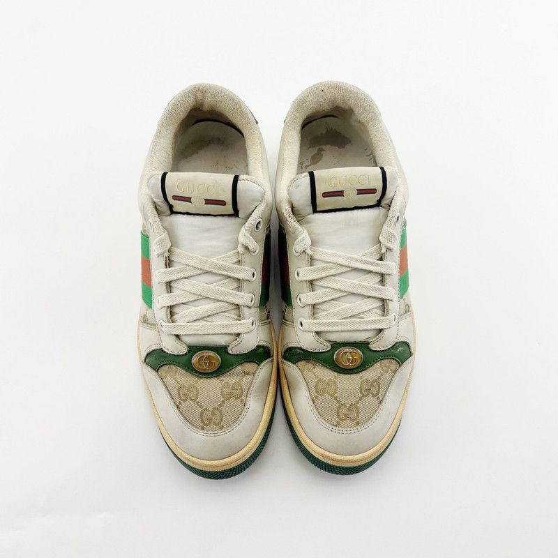 Gucci Gucci Screener Vintage Green Casual Shoes - Size US 8 / EU 41 - 2 Thumbnail