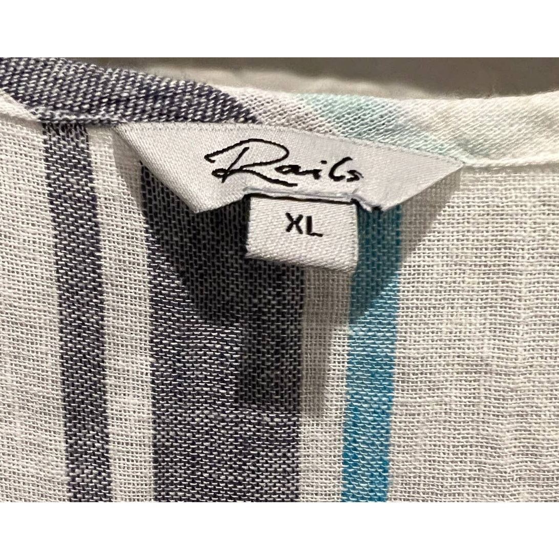 Rails RAILS Ashlyn Stripe Smocked Waist Dress Size XL Size XL / US 12-14 / IT 48-50 - 6 Thumbnail