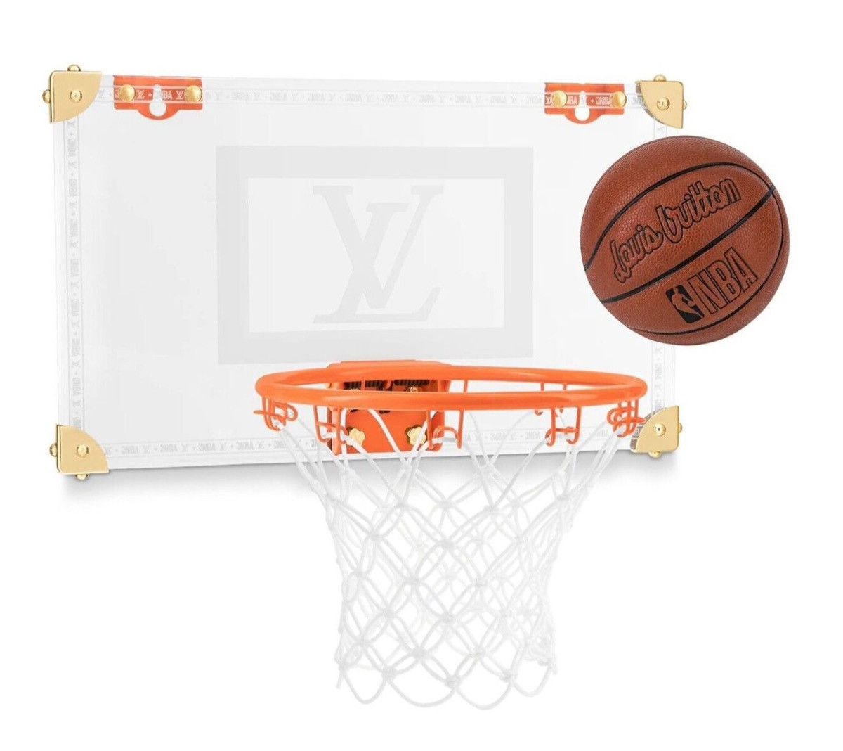 Louis Vuitton × NBA × Virgil Abloh Louis Vuitton x NBA Mini Basketball Hoop plexiglass Size ONE SIZE - 7 Thumbnail