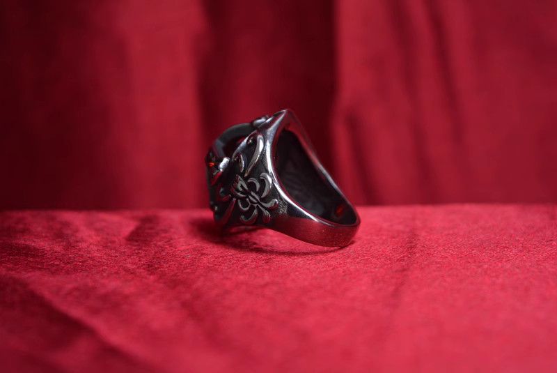 Jewelry Cross New Trend Jewelry Rings Open Chrome Ring (Size 7-13) Size ONE SIZE - 5 Thumbnail