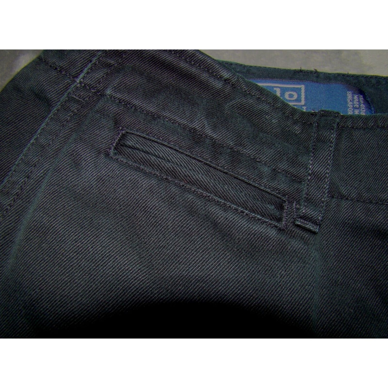 Polo Ralph Lauren Polo Ralph Lauren Vintage Chino Pants Mens 36x32 Navy Blue Button Fly Casual Flat Front Brown Buttons Regular Per Inseam 32 Size US M / EU 48-50 / 2 - 3 Thumbnail