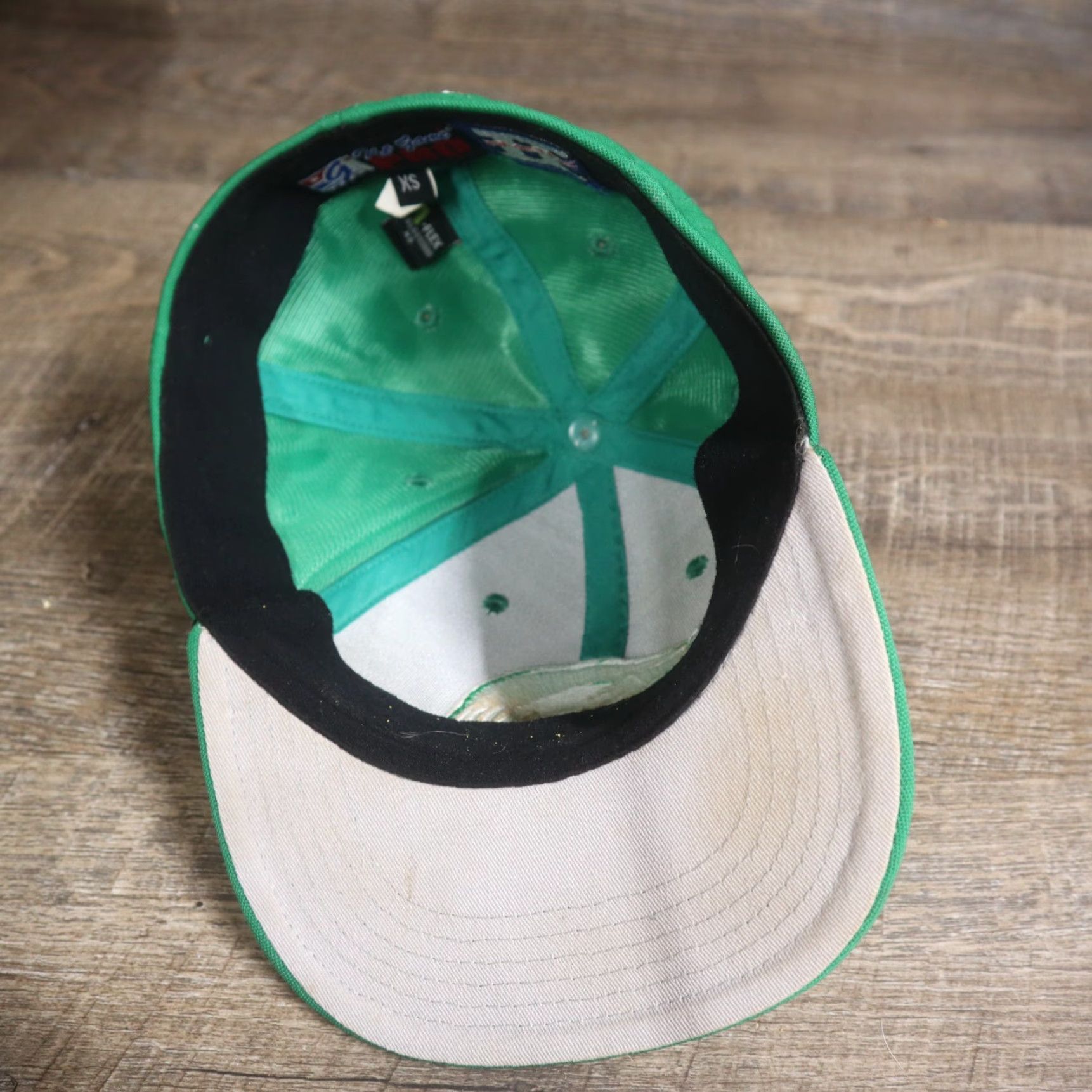Logo 7 Ivory Hat Fitted Baseball Cap XS Green Unisex Adults Unknown Maroons Hawk Falcon Logo Size ONE SIZE - 5 Thumbnail