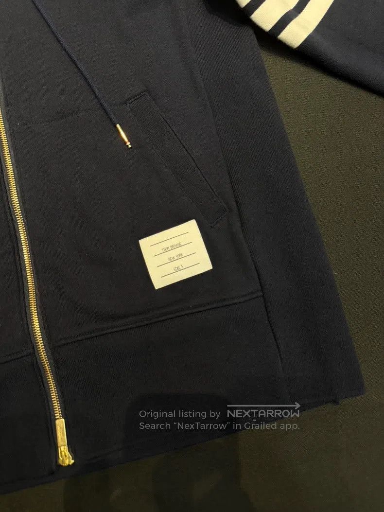 Thom Browne Thom Browne Pantsuit with zippered ribbed drawstring hood Size US XXL / EU 58 / 5 - 2 Thumbnail