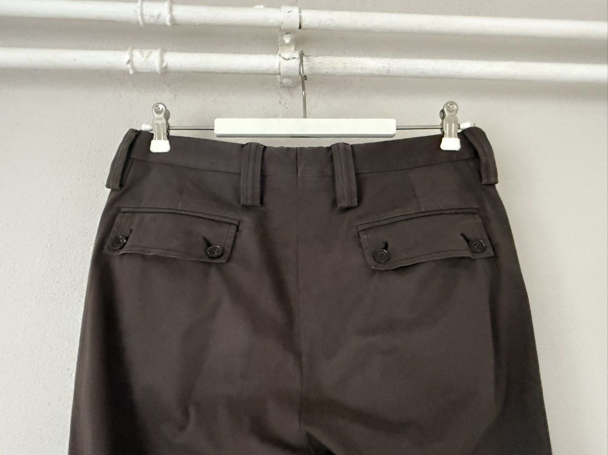 Gucci Gucci Dark Brown Cropped Cotton Trousers IT 46 Size US 30 / EU 46 - 6 Thumbnail