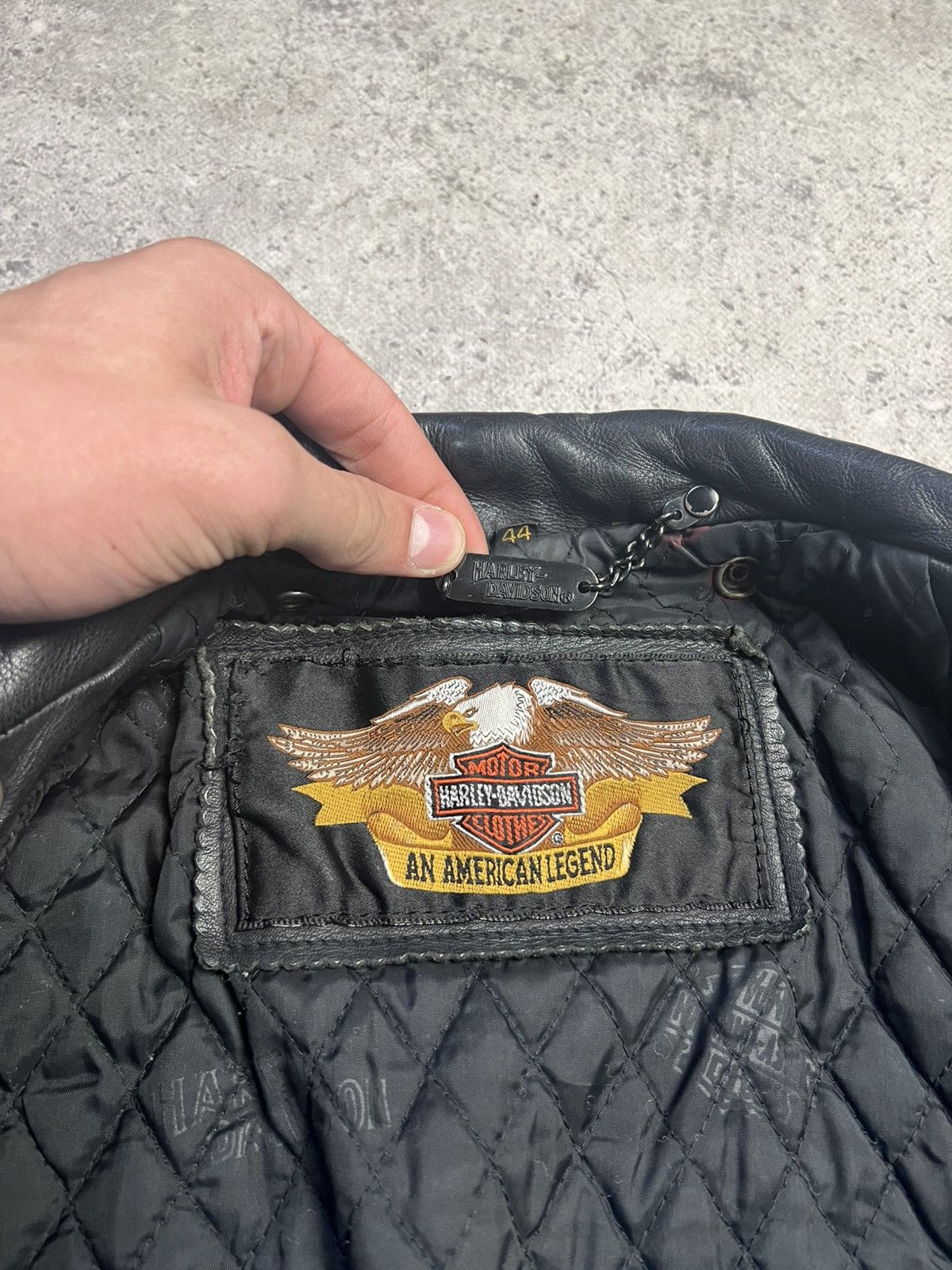 Harley Davidson HARLEY DAVIDSON vintage leather jacket Size US M / EU 48-50 / 2 - 12 Thumbnail