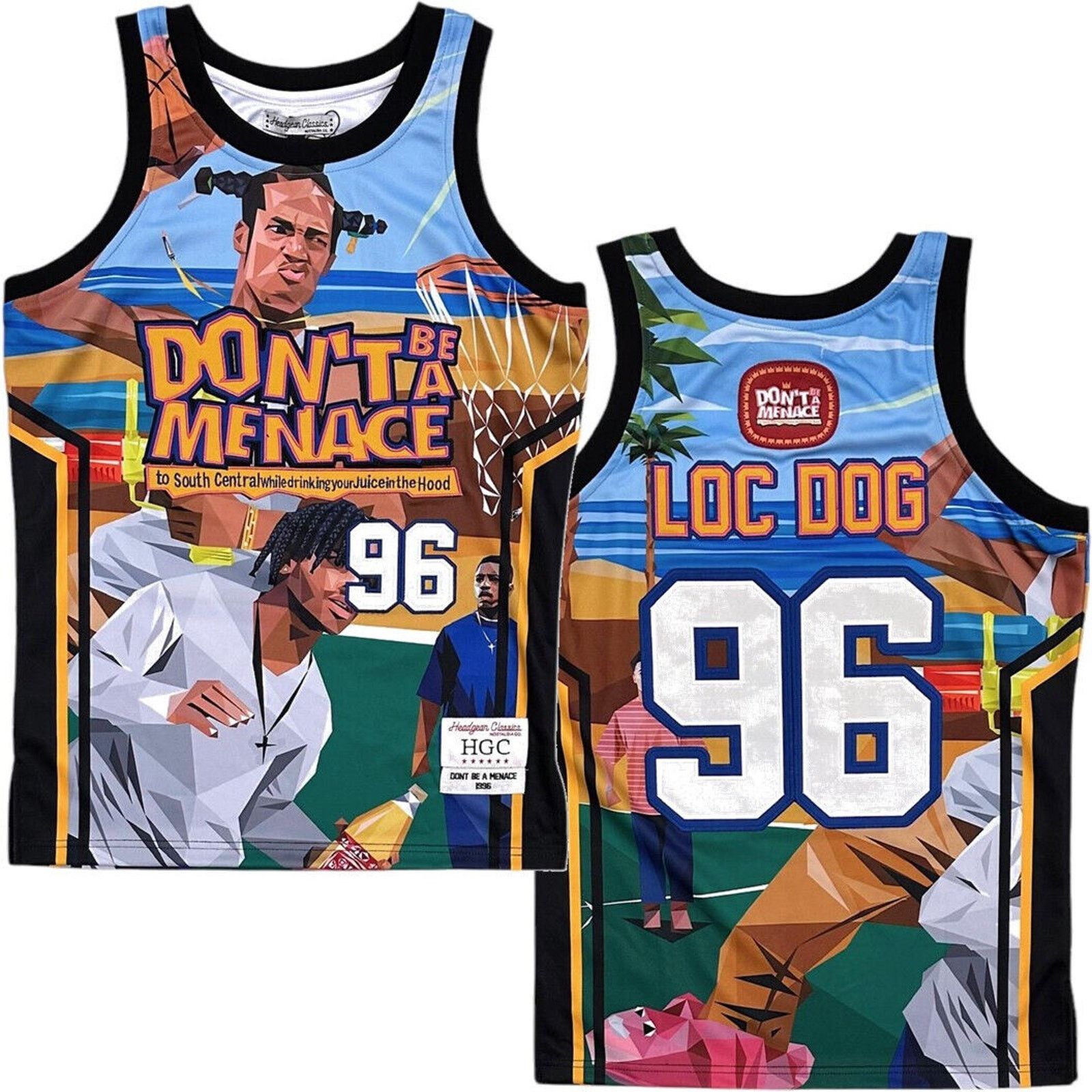 Don't Be A Menace Movie Headgear Classics Basketball Jersey