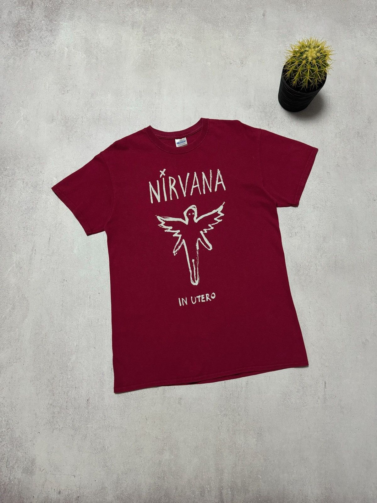 Band Tees × Nirvana × Vintage Vintage Nirvana In Utero T Shirt Tee 90s Size US M / EU 48-50 / 2 - 2 Thumbnail