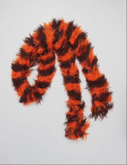 Marni o1w1db11024 Size: OS / Real Fur Scarf in Orange & Brown Size ONE SIZE - 1 Preview