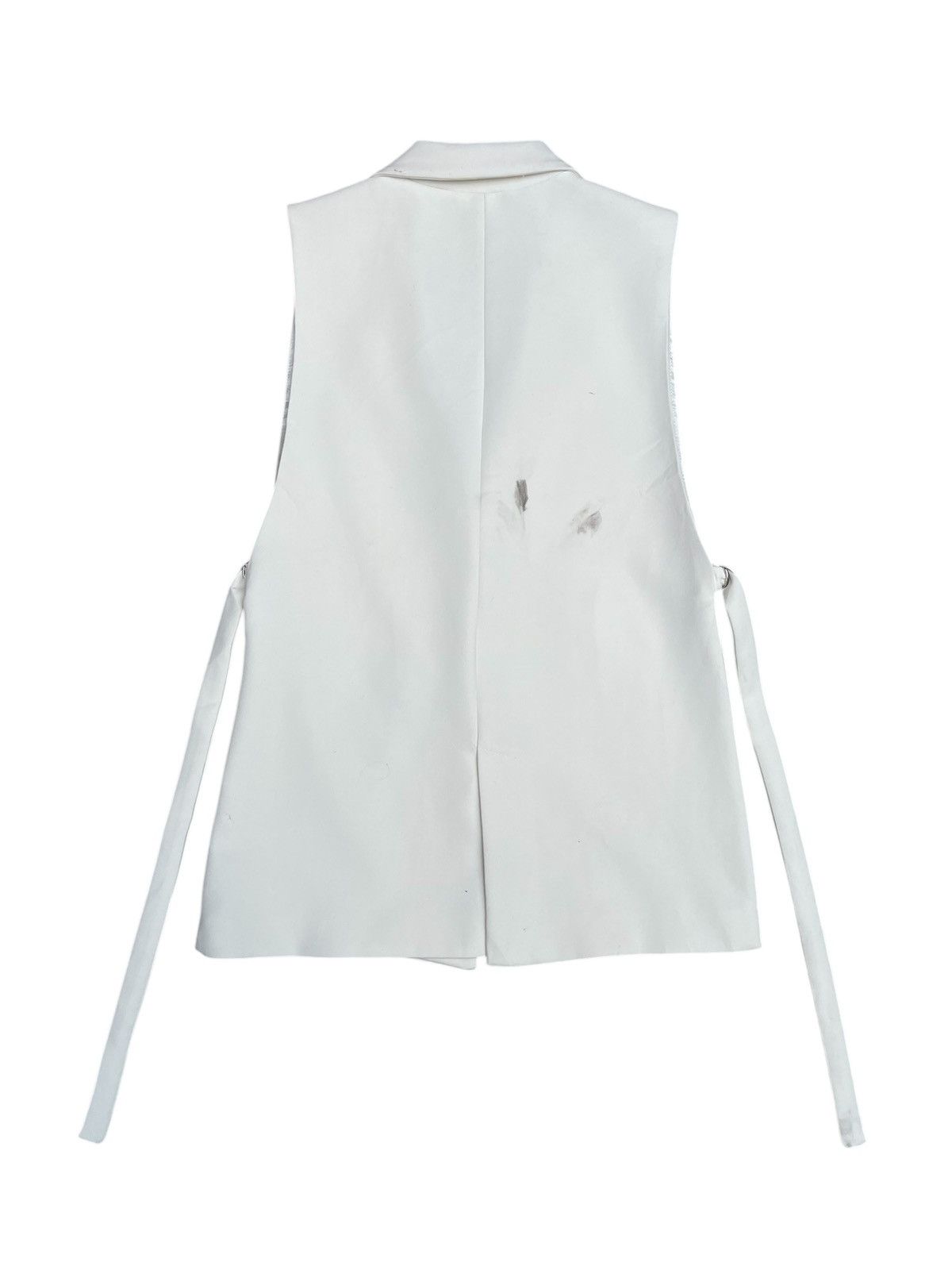 Zara Zara White Sleeveless Blazer with Adjustable Straps - Size M Size S / US 4 / IT 40 - 2 Thumbnail