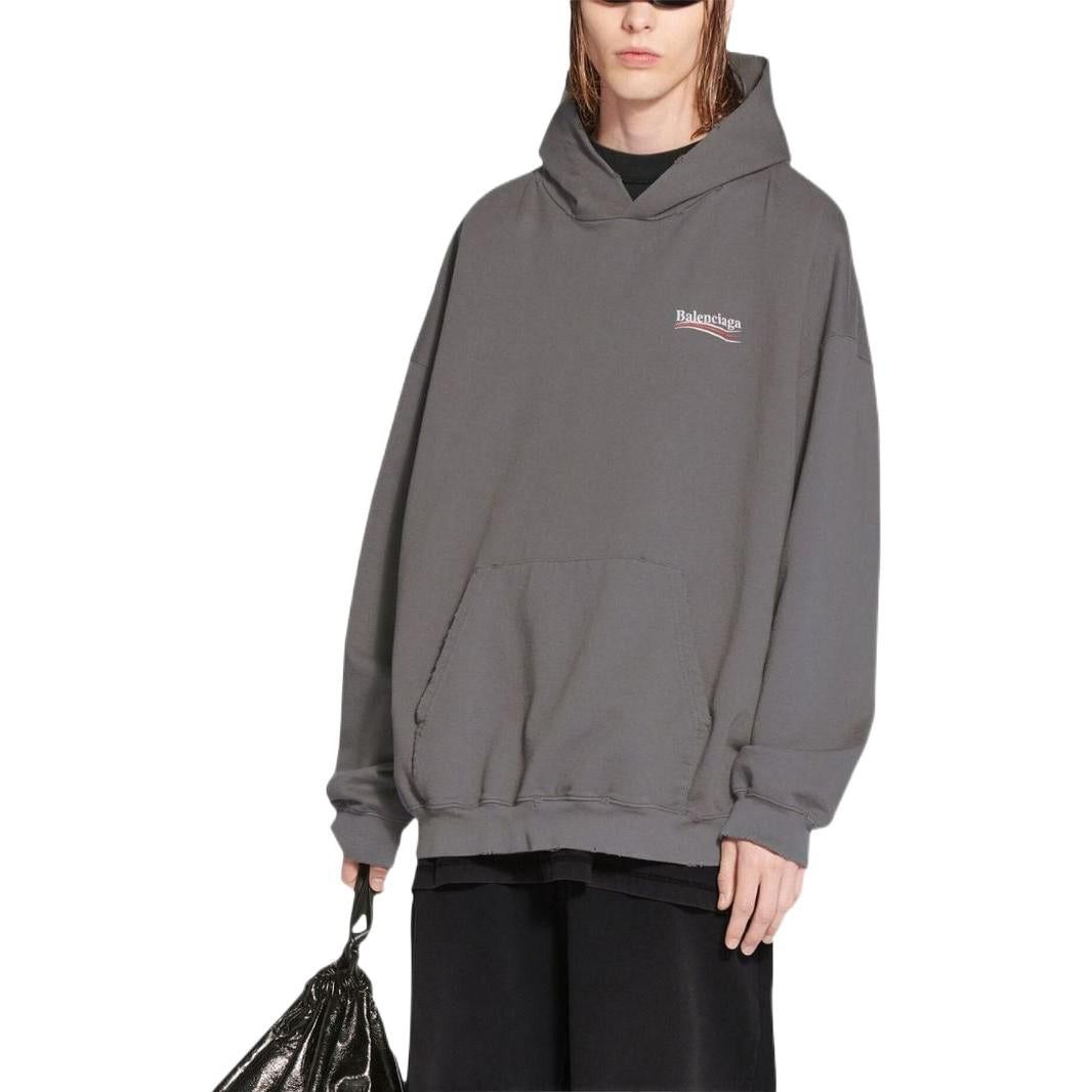 Balenciaga balenciaga distressed 2022 political hoodie oversized Size US XXS / EU 40 - 6 Thumbnail