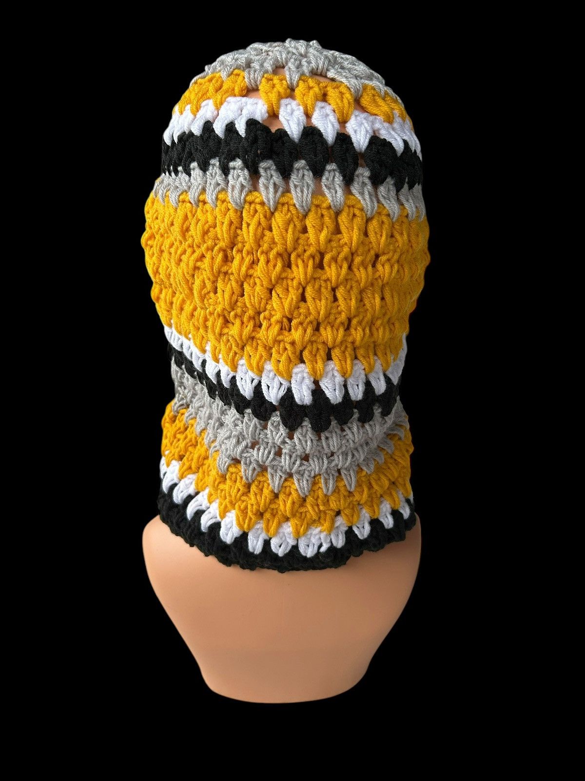Japanese Brand × Kapital × Vintage Very Rare Crochet Knitted Handmade Balaclava Masked Size ONE SIZE - 4 Thumbnail